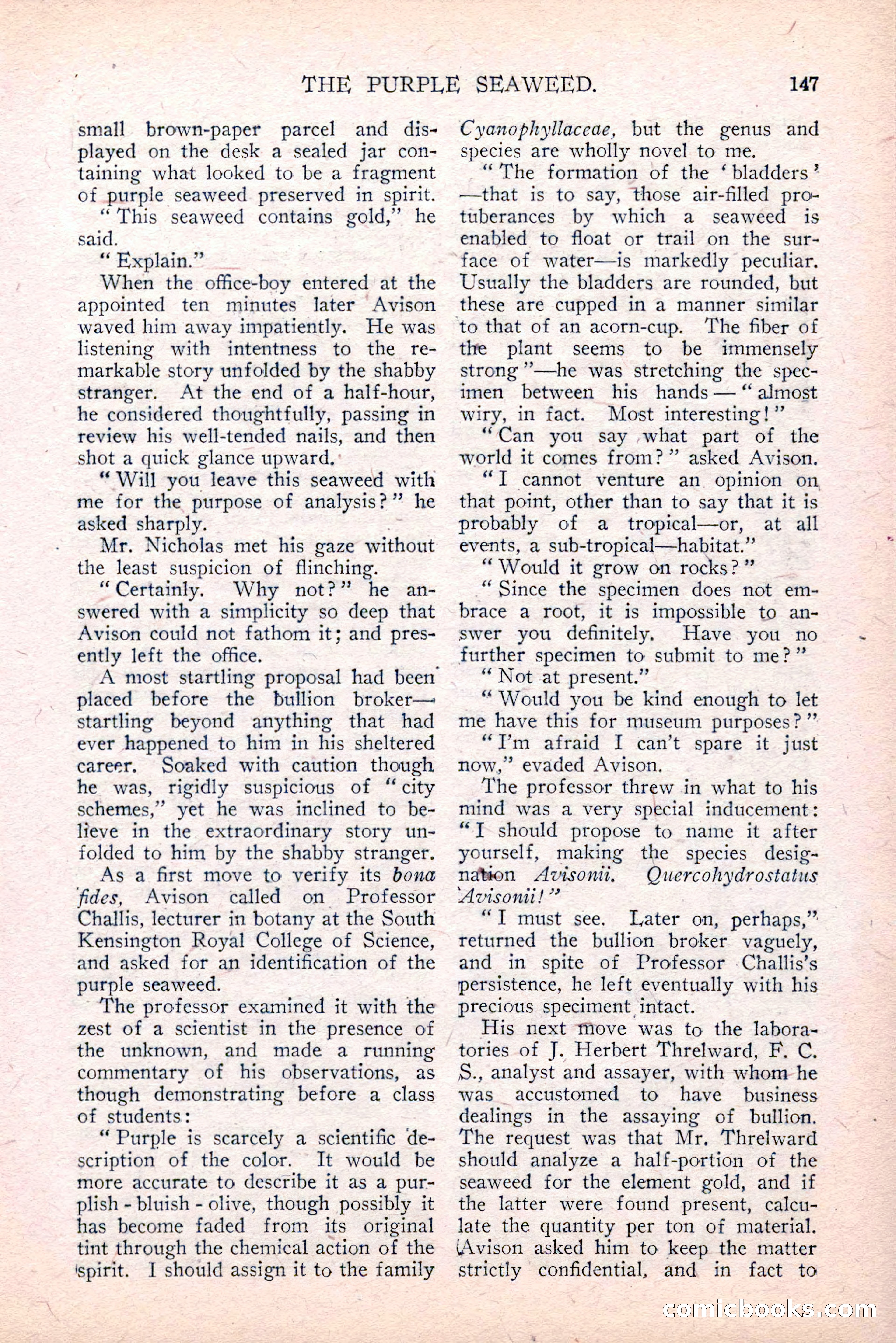 The Argosy, August 1914 — page 157 of 258