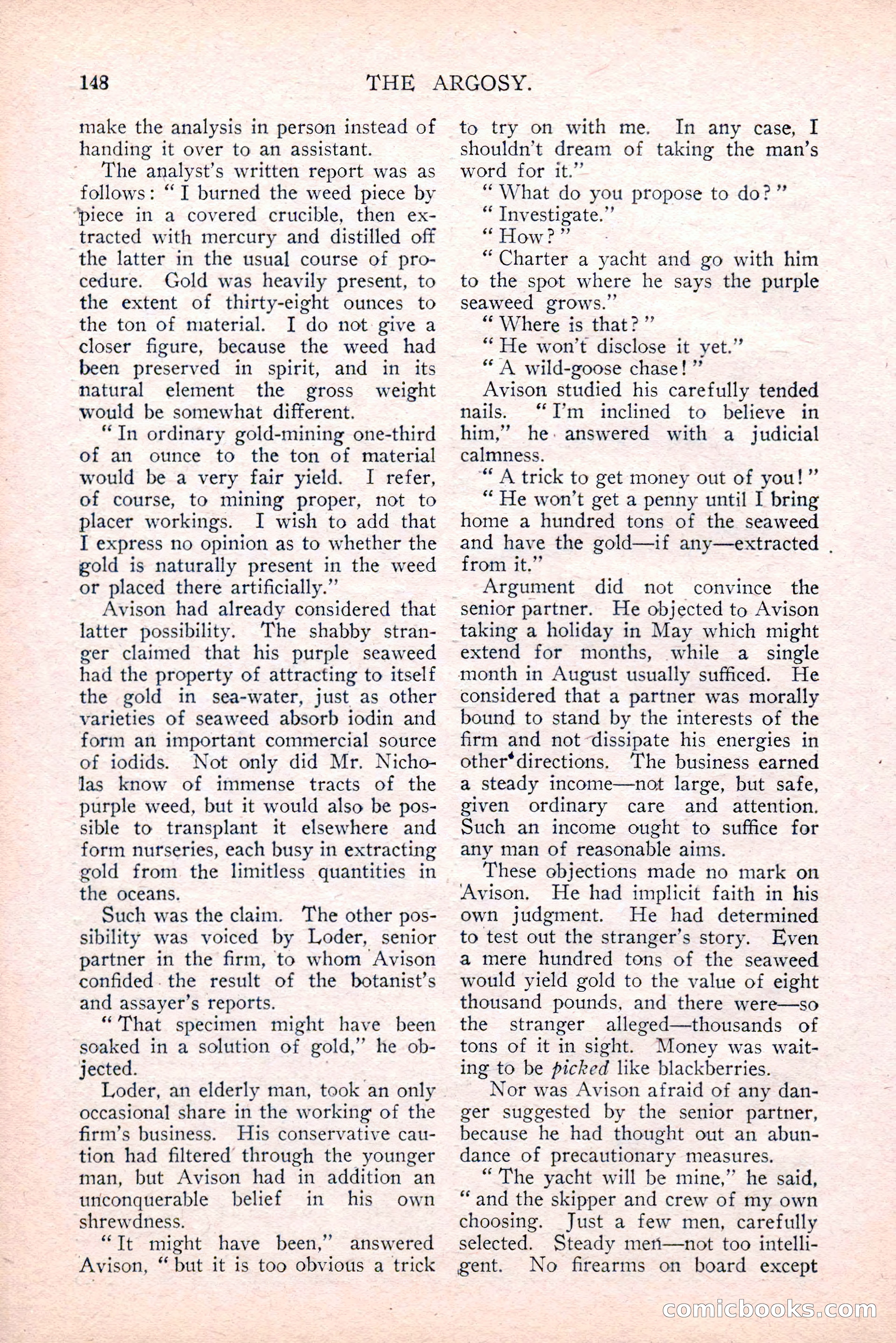 The Argosy, August 1914 — page 158 of 258