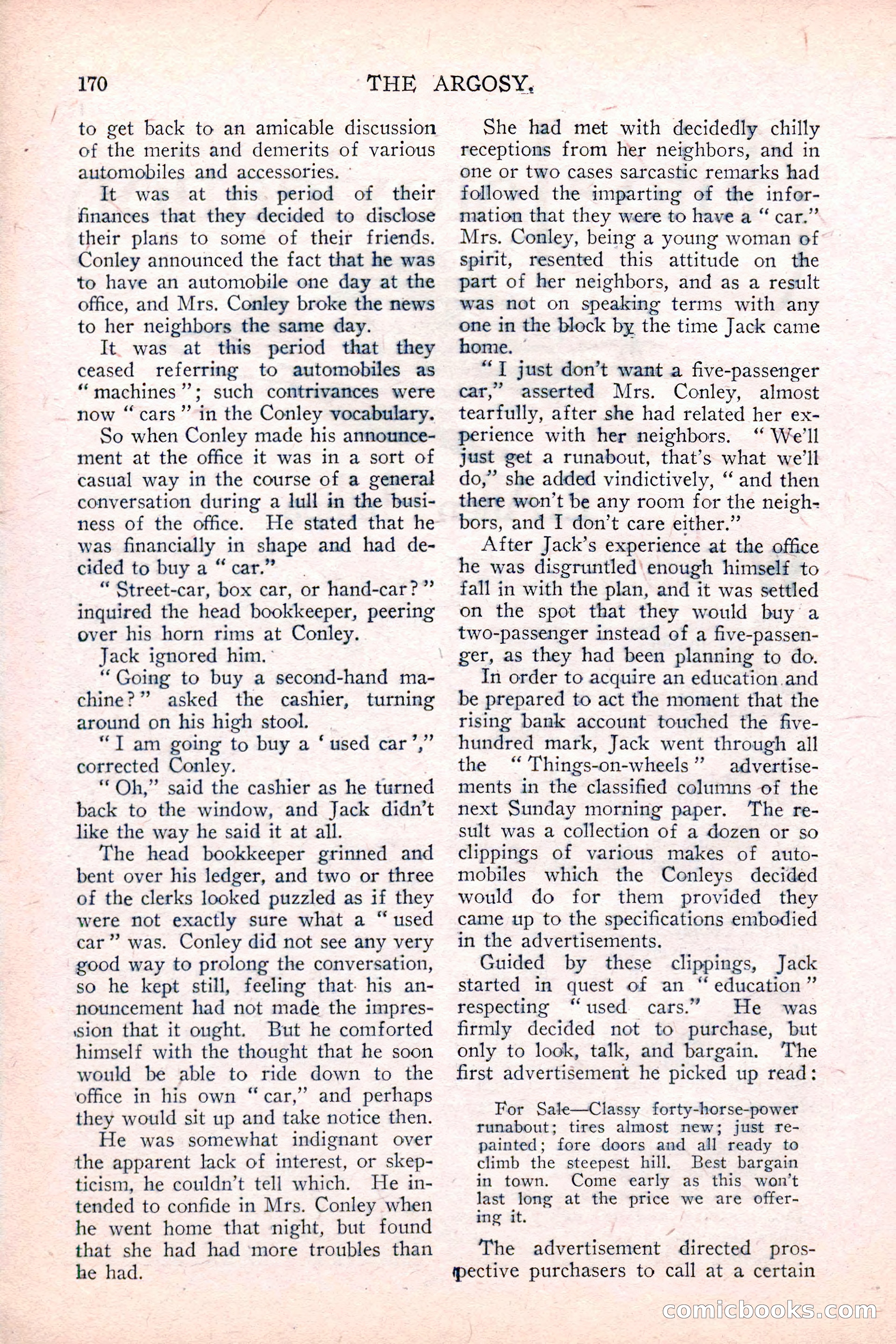The Argosy, August 1914 — page 180 of 258