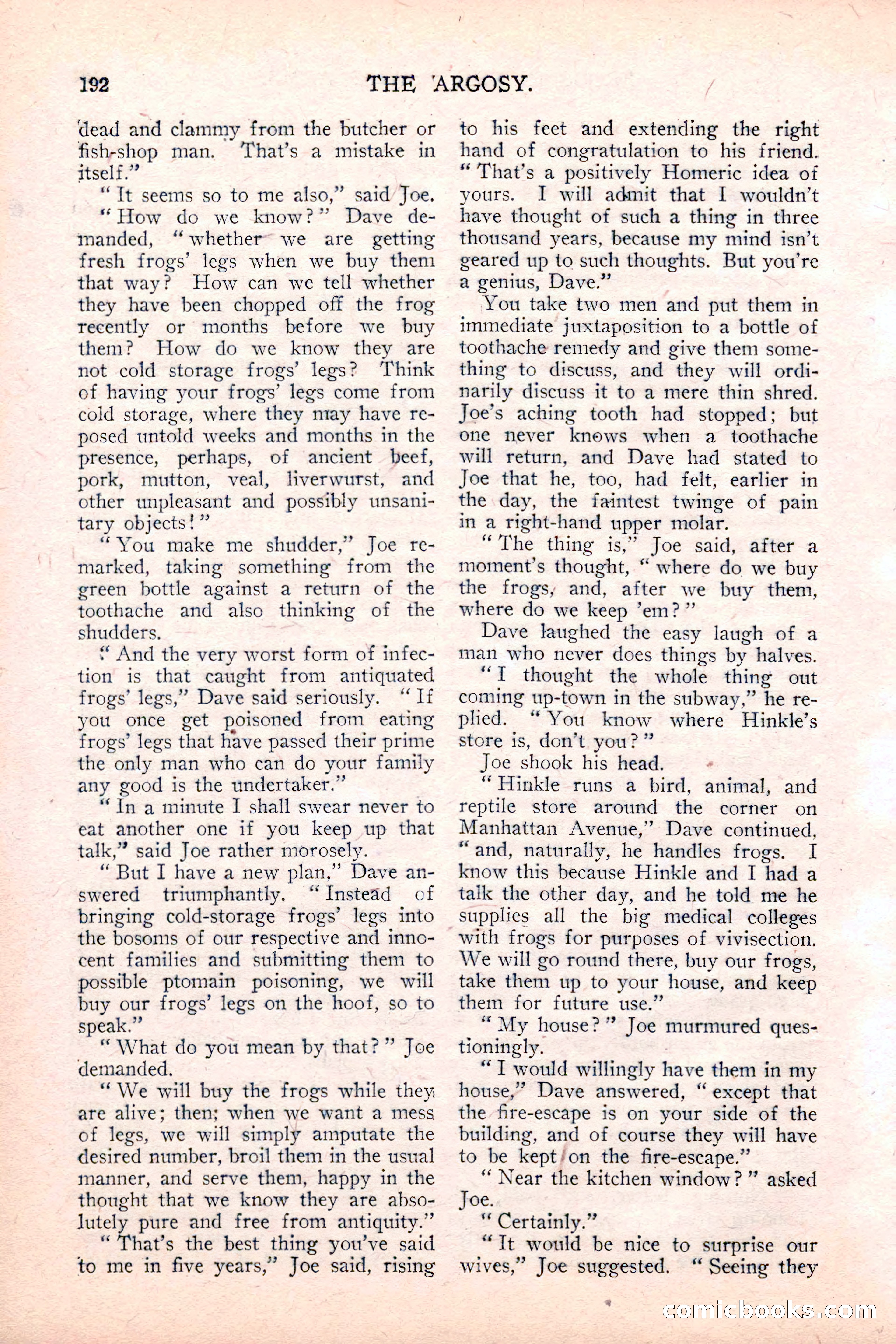 The Argosy, August 1914 — page 202 of 258