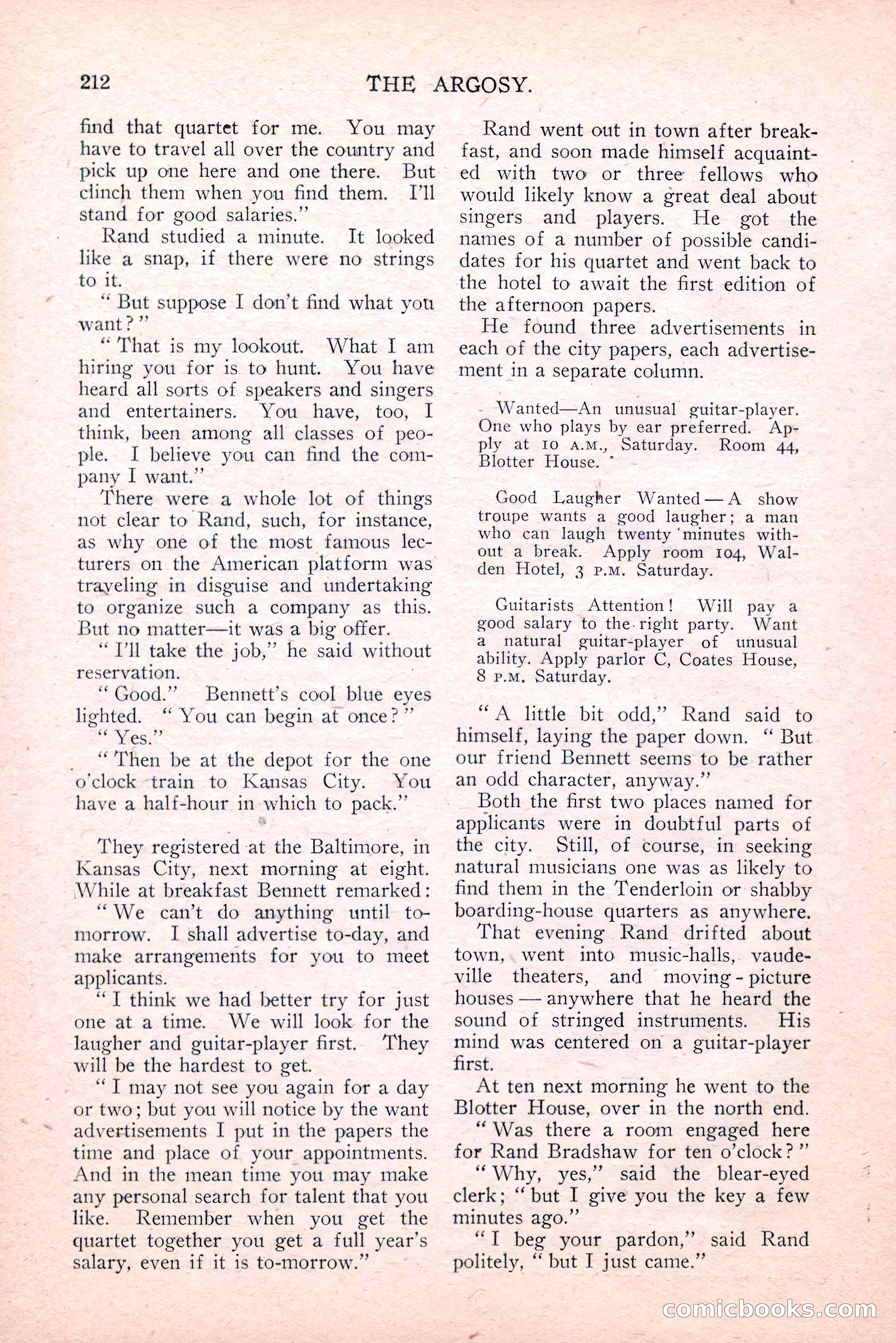 The Argosy, August 1914 — page 222 of 258