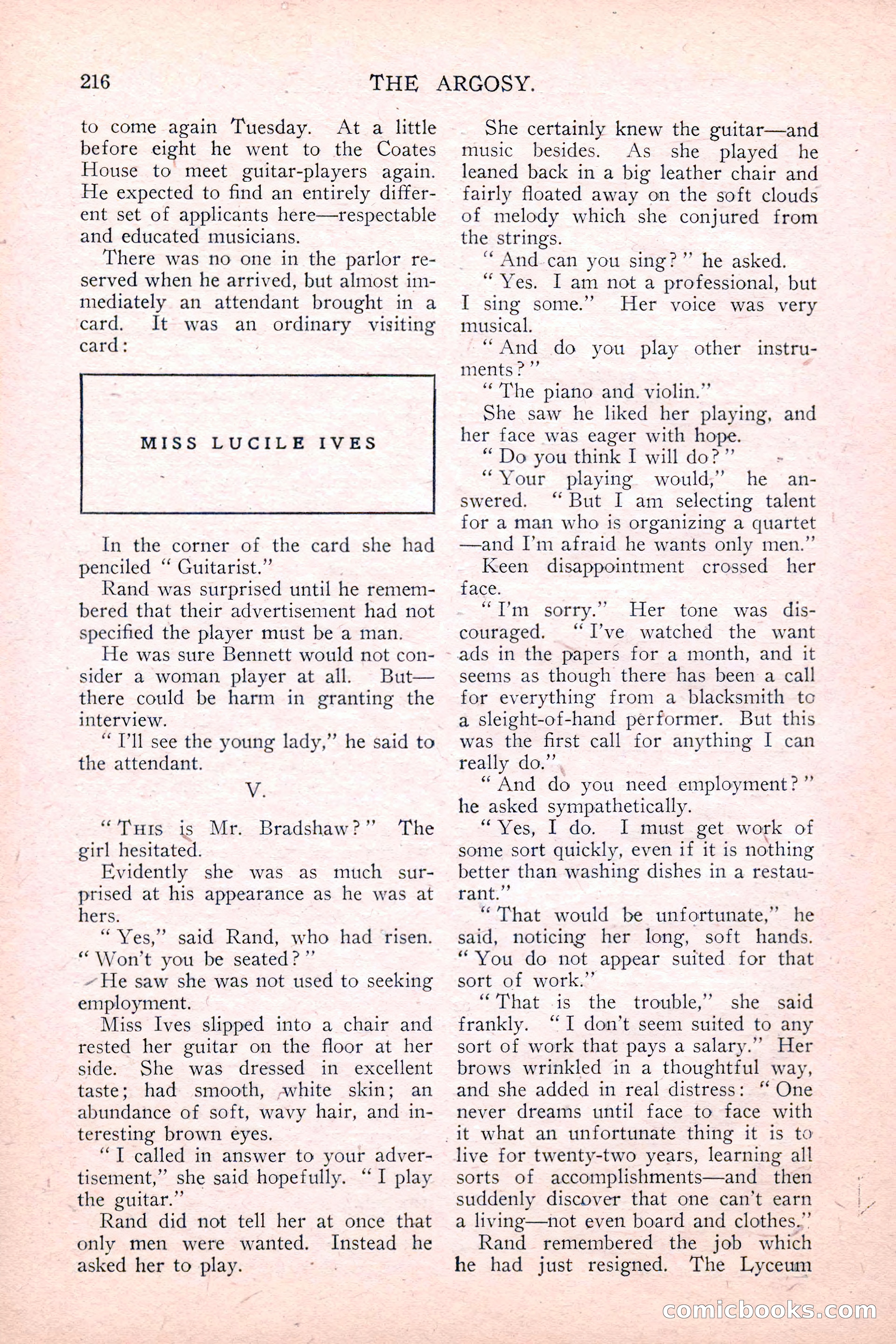 The Argosy, August 1914 — page 226 of 258