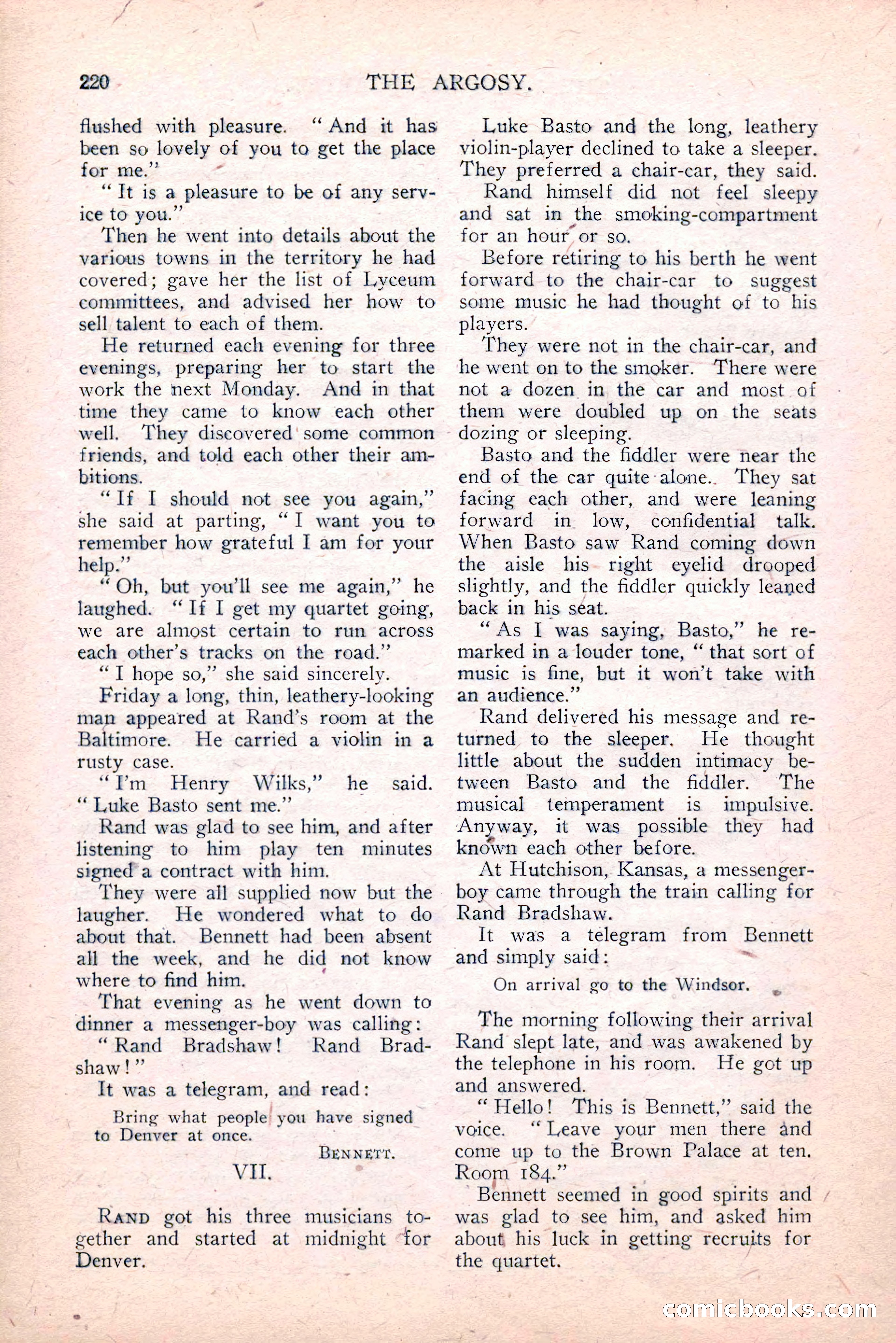 The Argosy, August 1914 — page 230 of 258