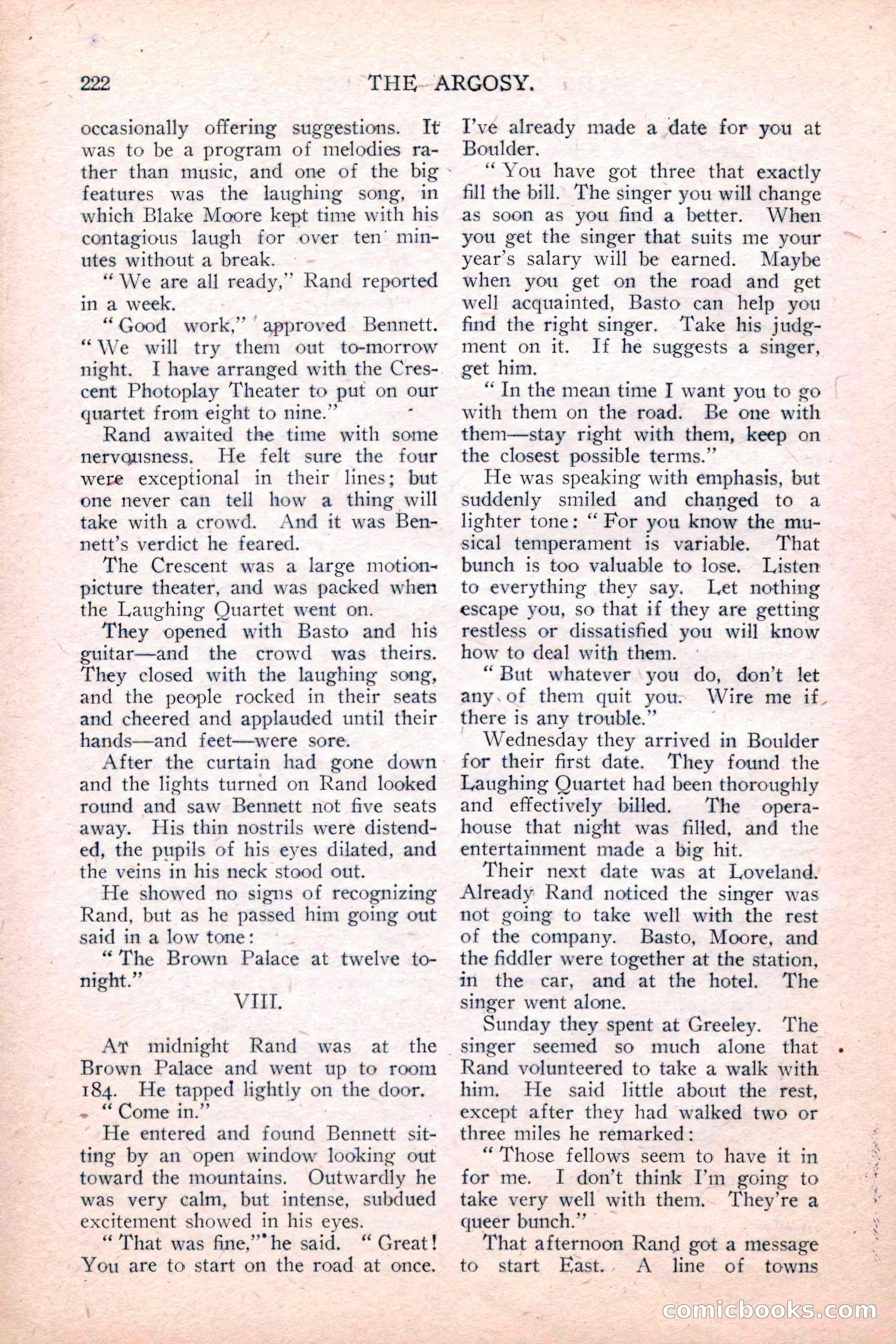 The Argosy, August 1914 — page 232 of 258