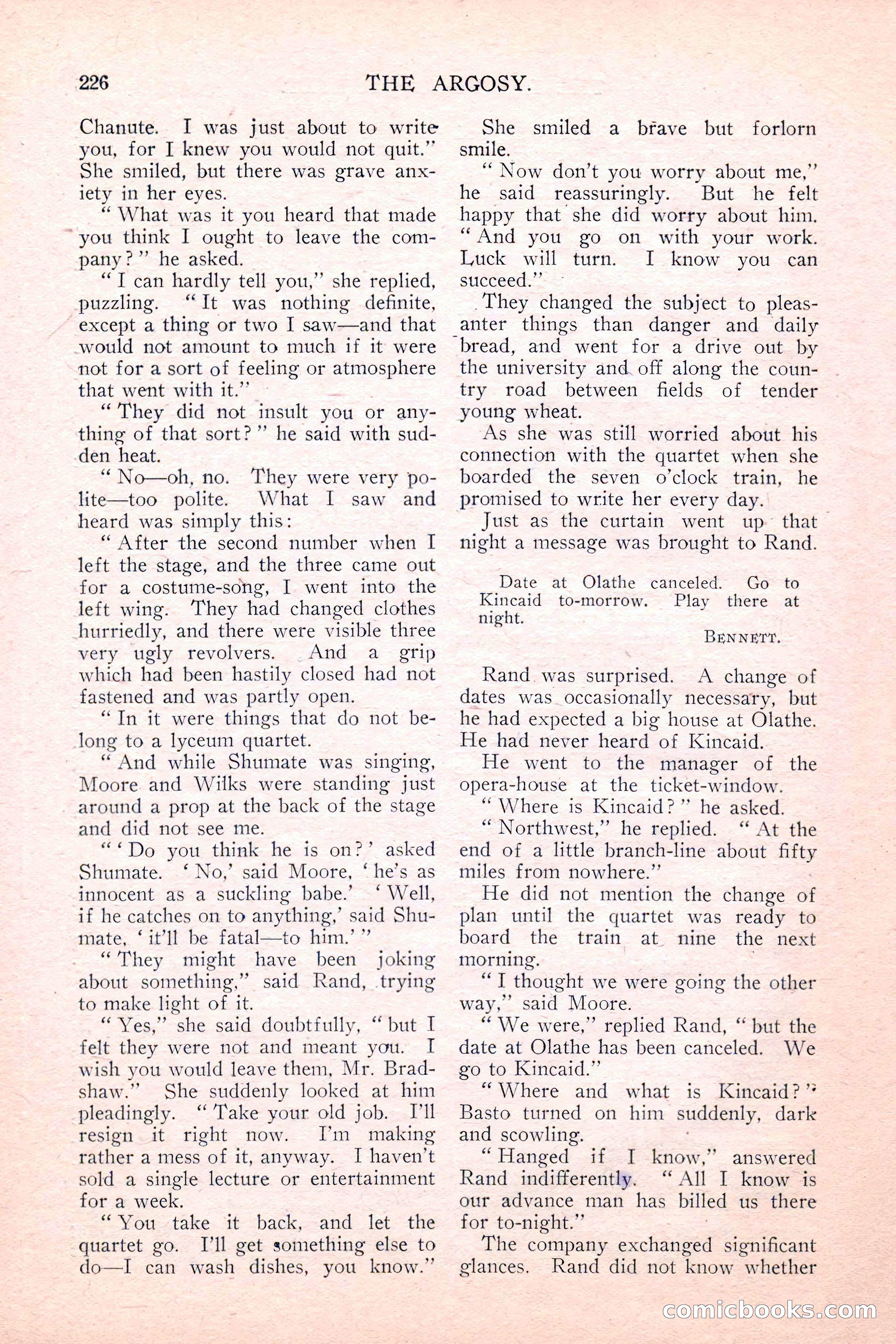 The Argosy, August 1914 — page 236 of 258