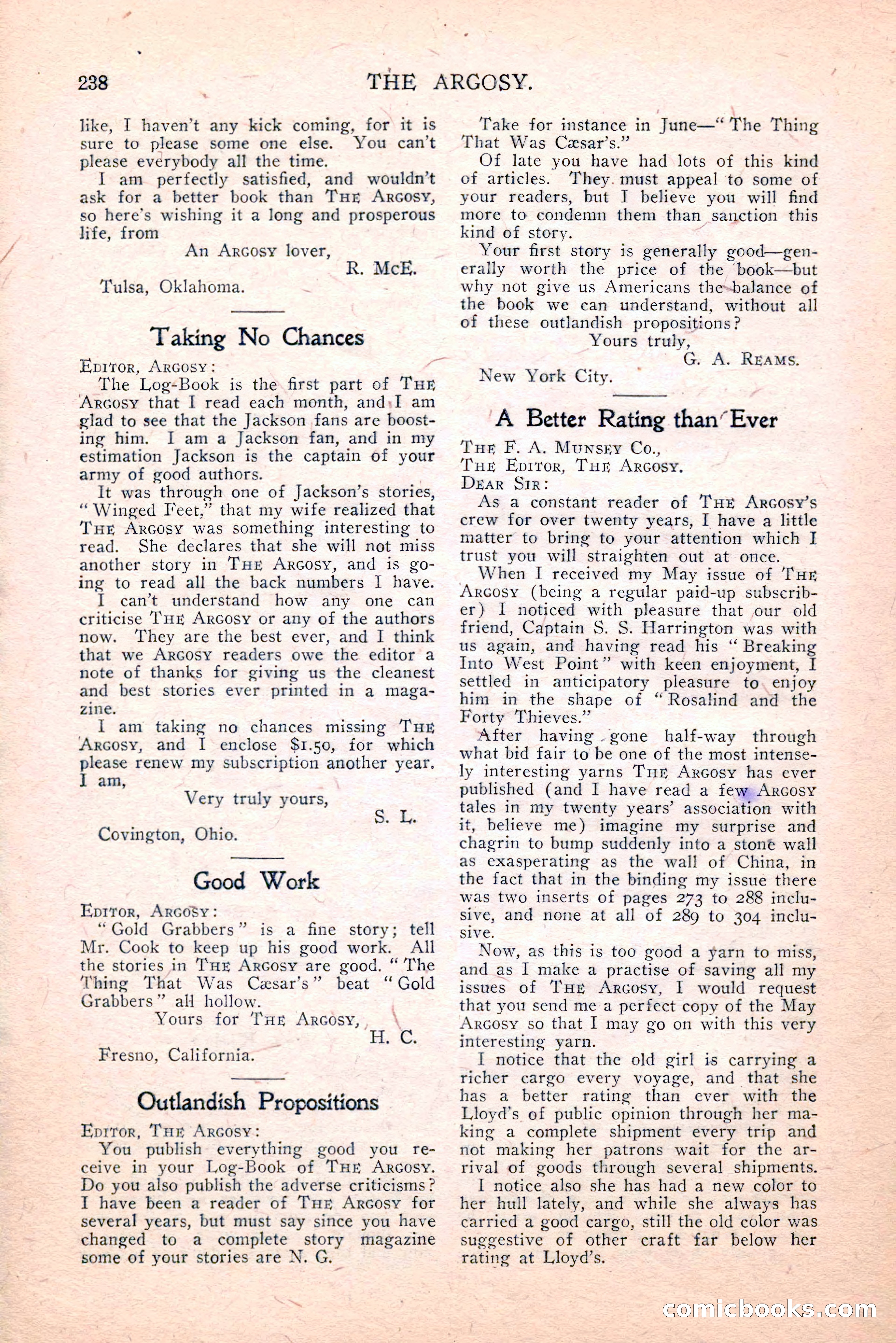 The Argosy, August 1914 — page 248 of 258