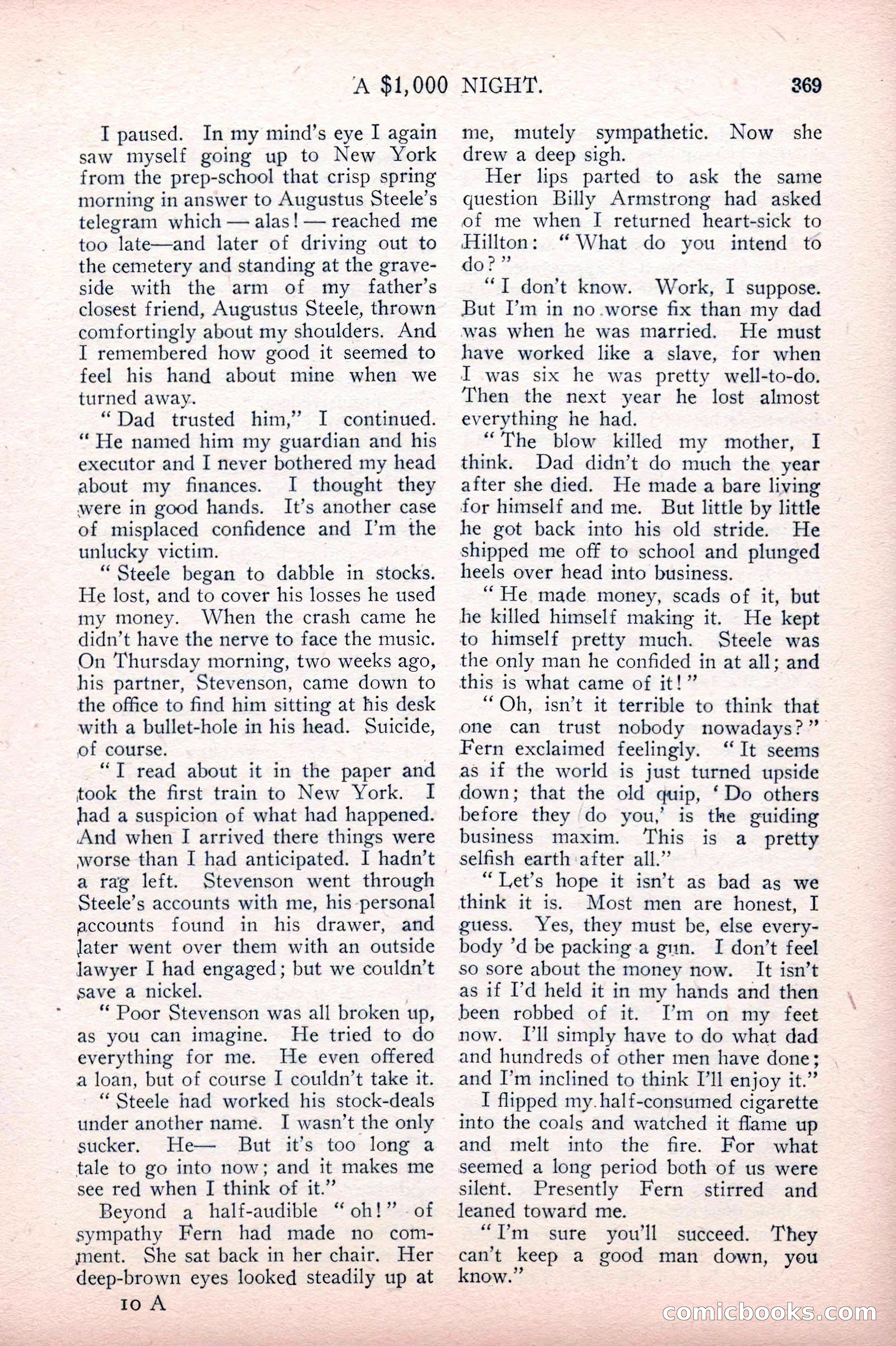 The Argosy, September 1915 — page 155 of 246