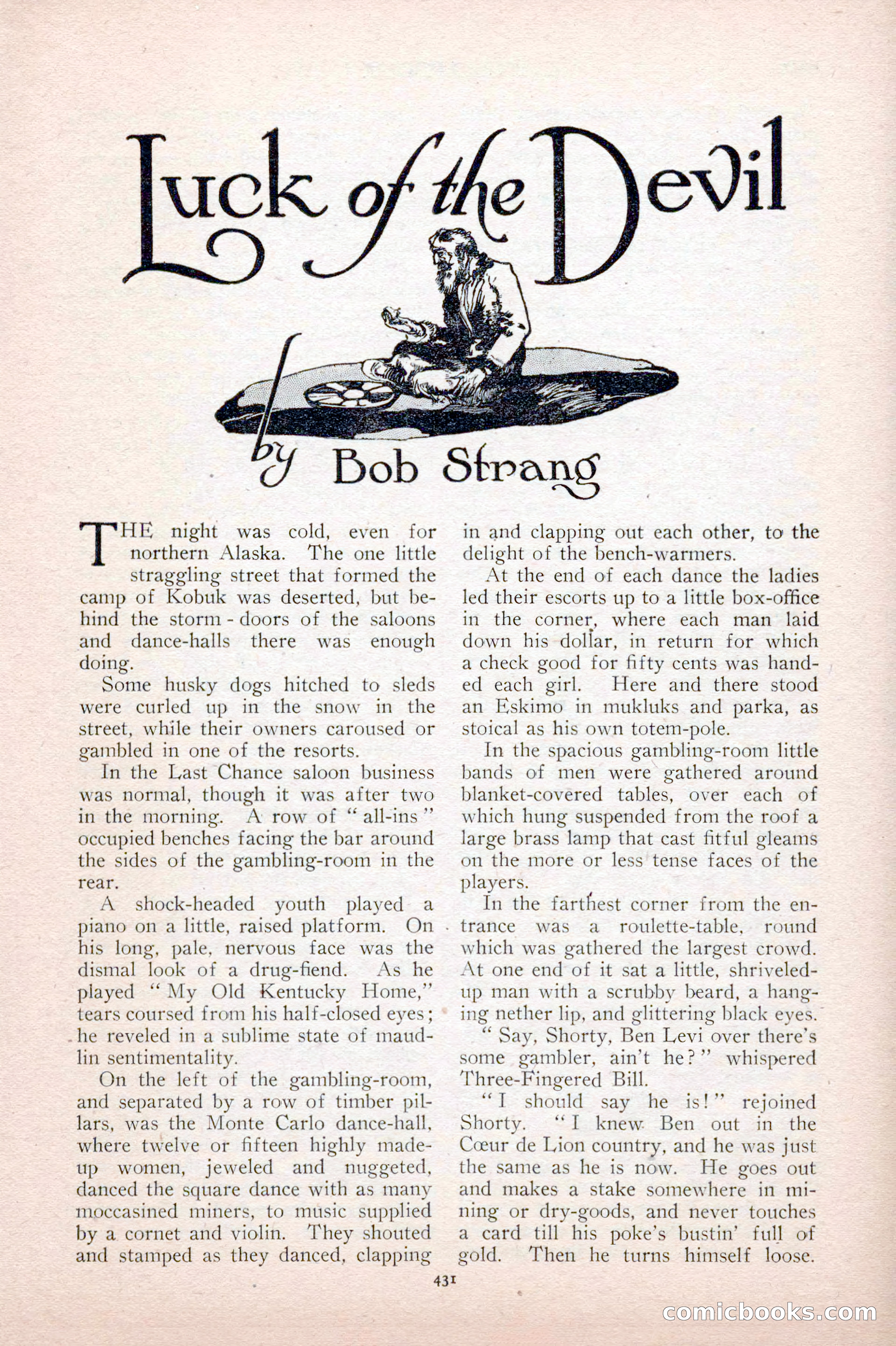 The Argosy, September 1915 — page 217: Pulp Fiction, 1915