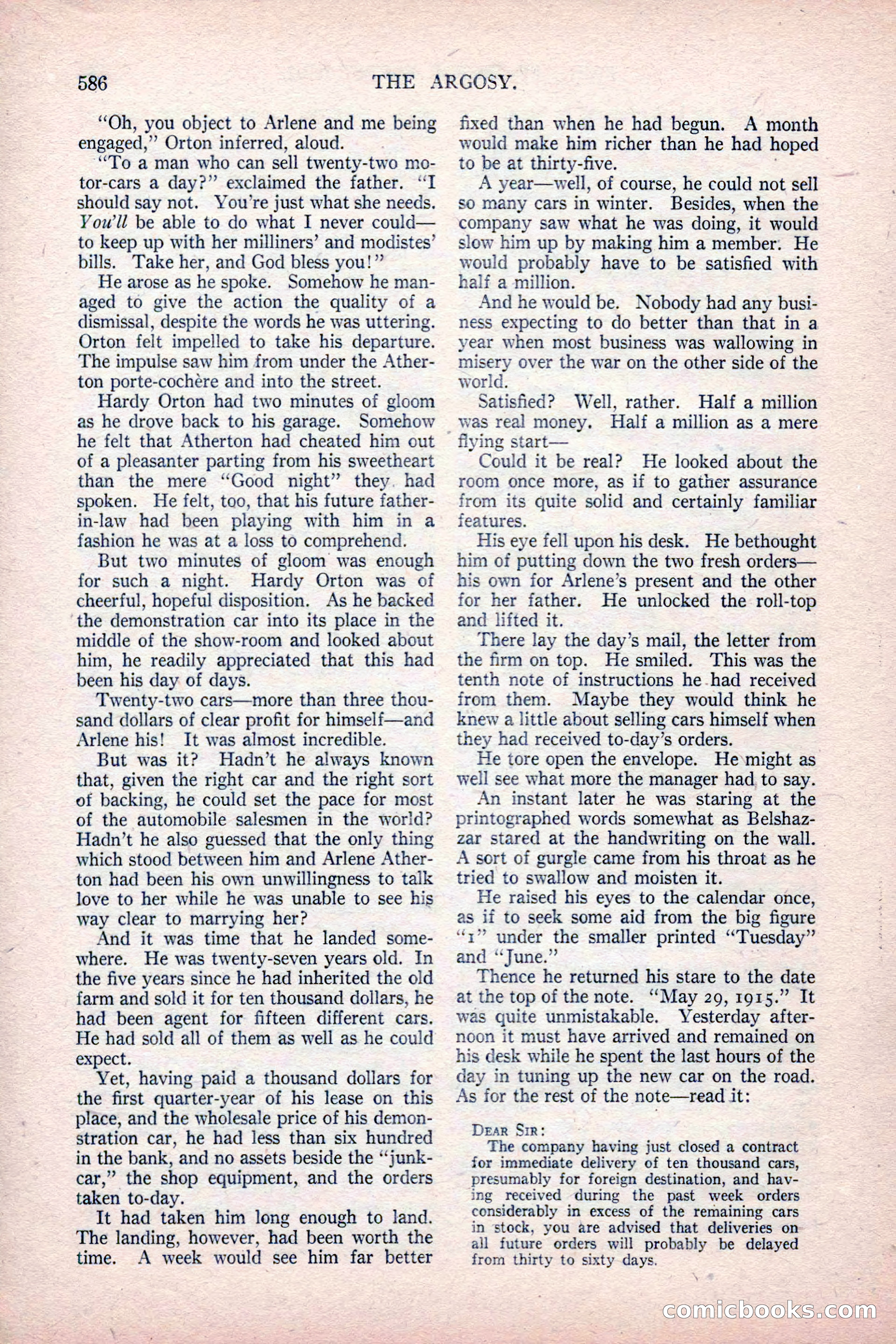 The Argosy, Vol. 81, No. 4 — page 20 of 216