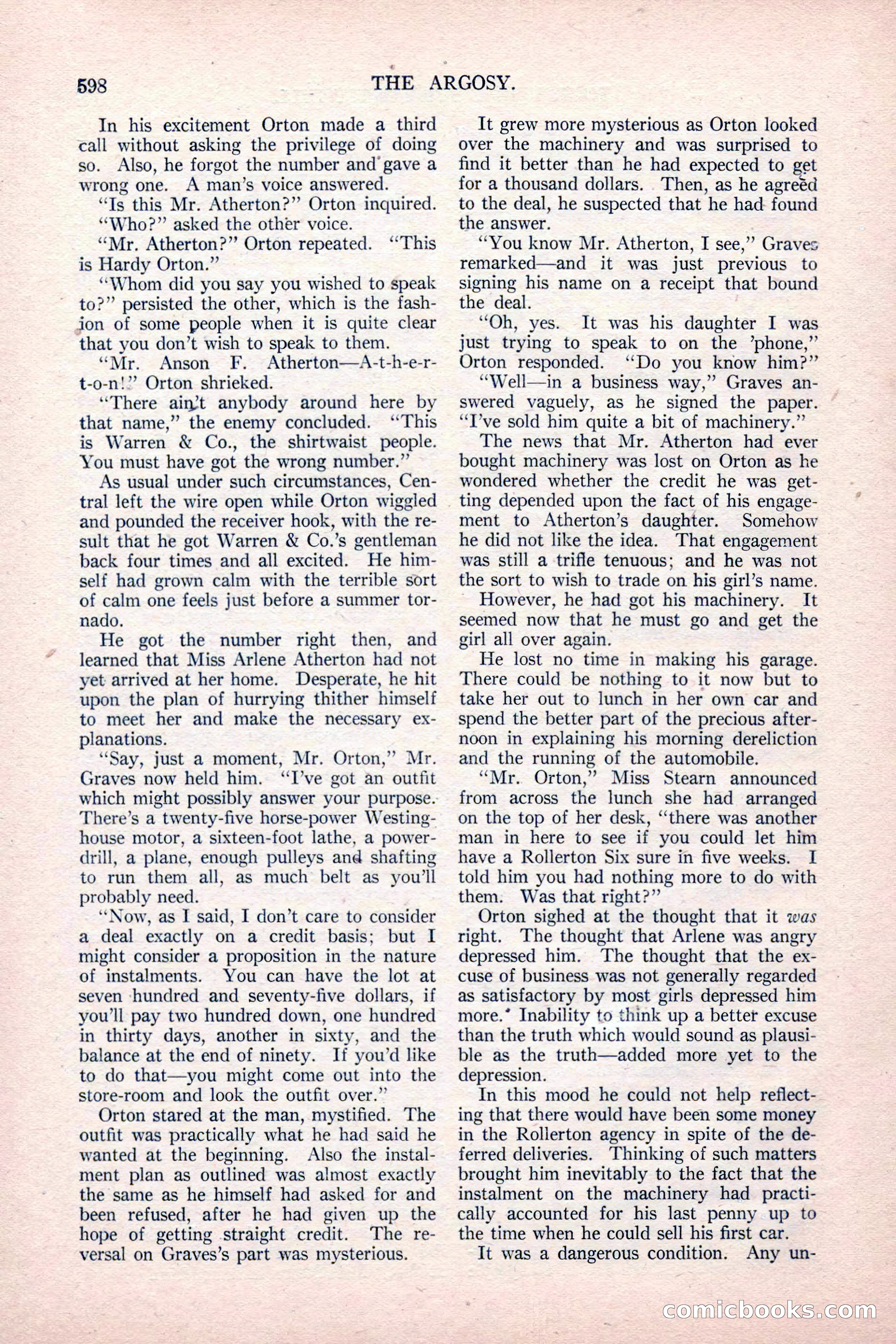 The Argosy, Vol. 81, No. 4 — page 32 of 216