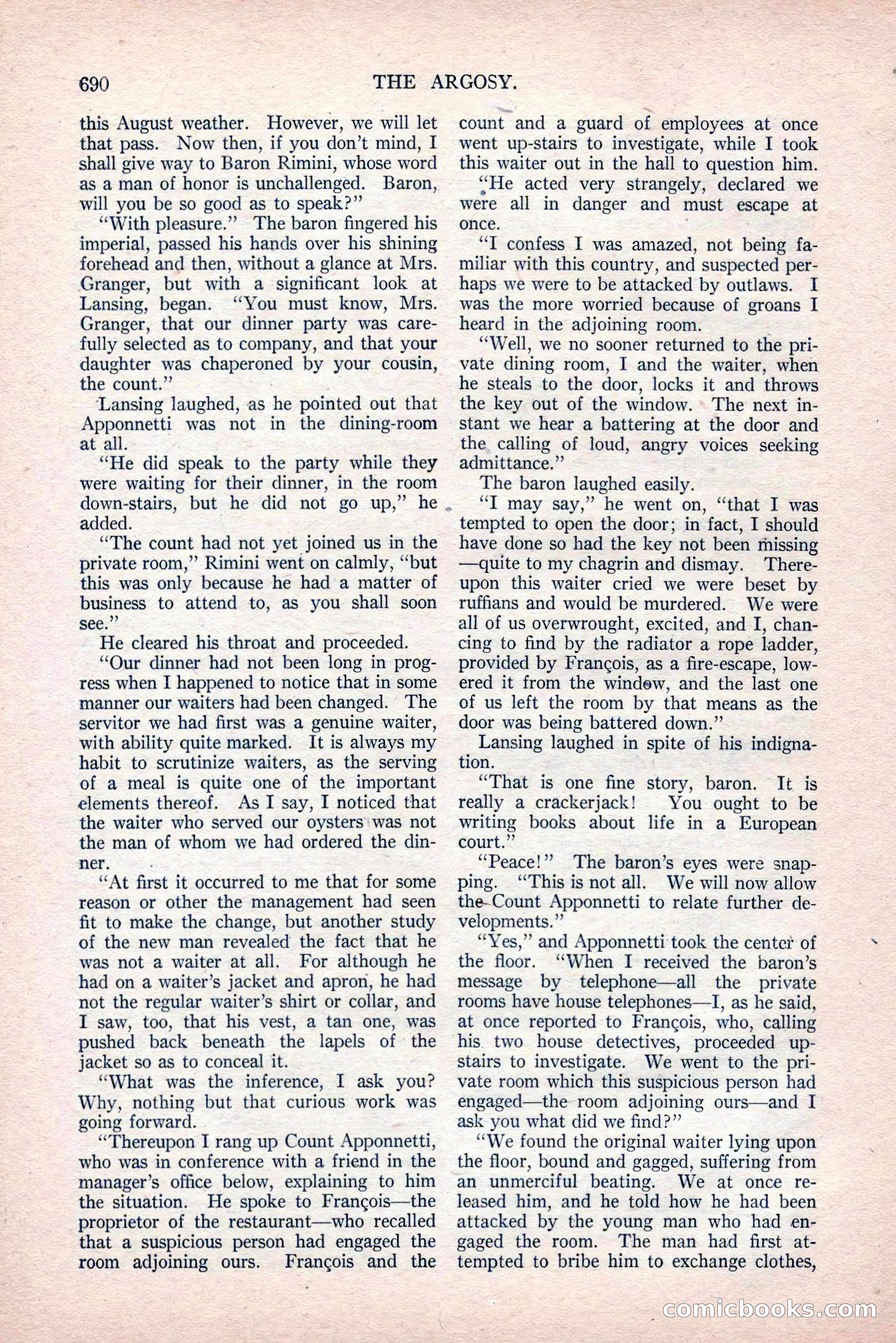 The Argosy, Vol. 81, No. 4 — page 124 of 216
