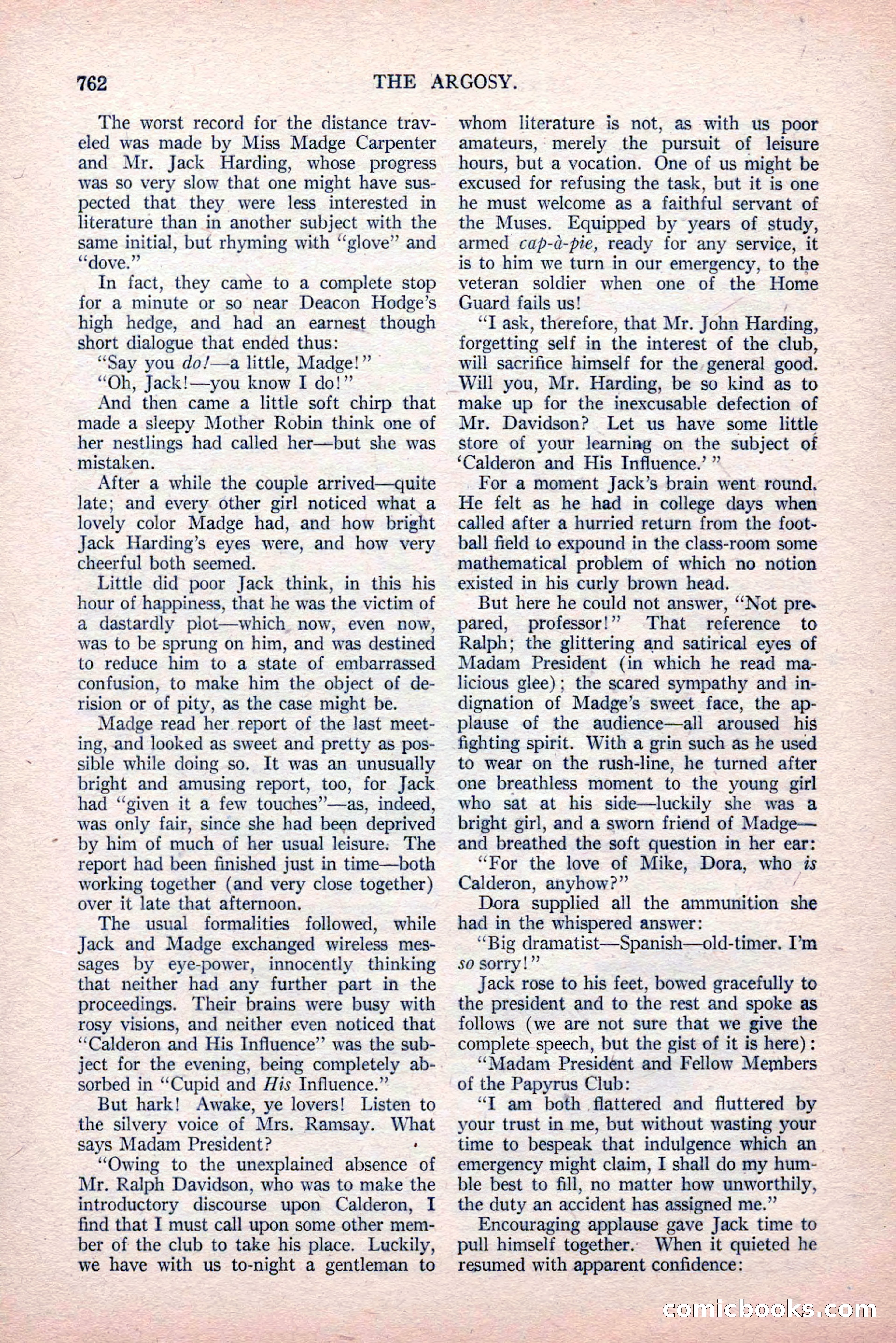 The Argosy, Vol. 81, No. 4 — page 196 of 216
