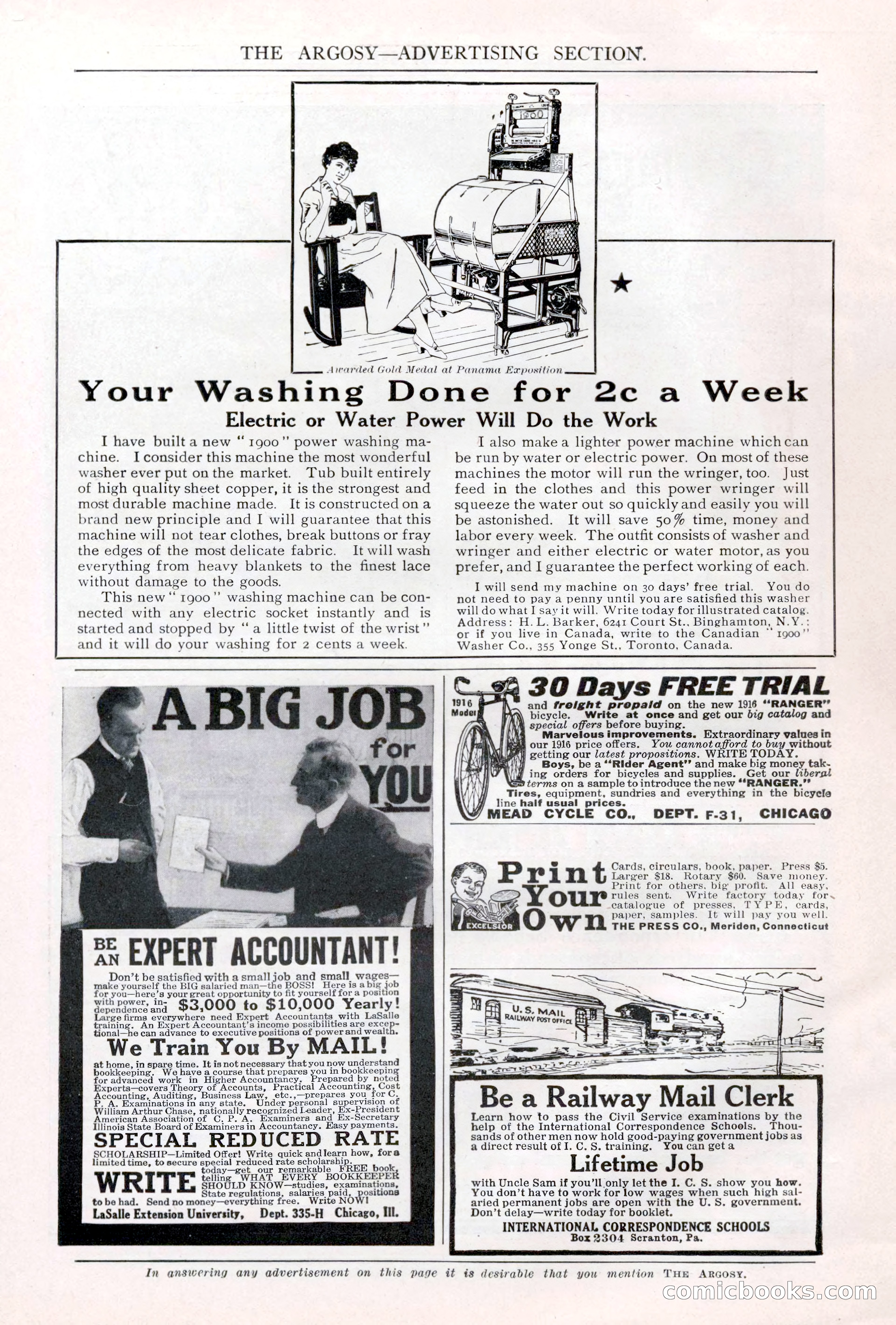 The Argosy, Vol. 81, No. 4 — page 208 of 216