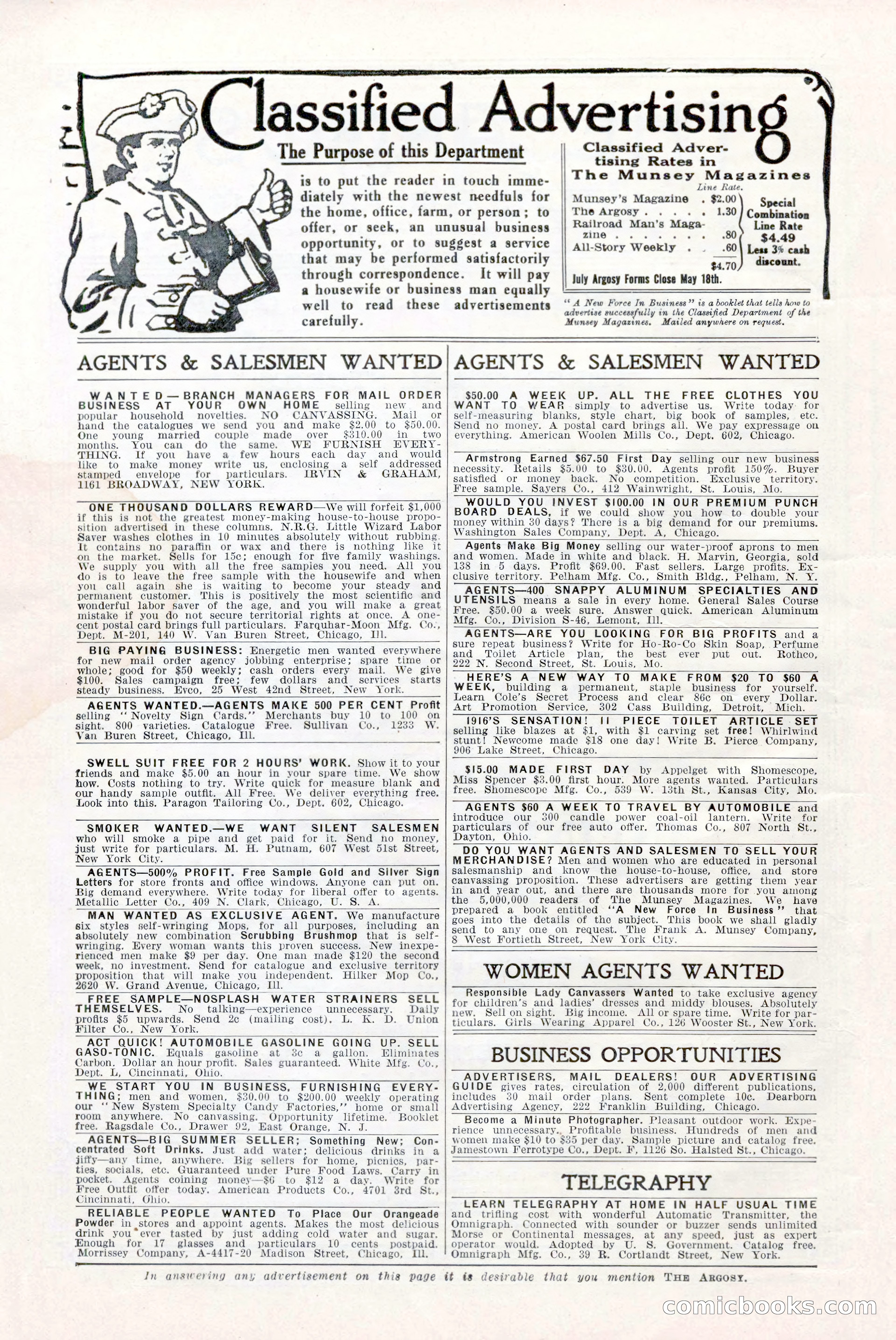 The Argosy, Vol. 82, No. 3 — page 6 of 212