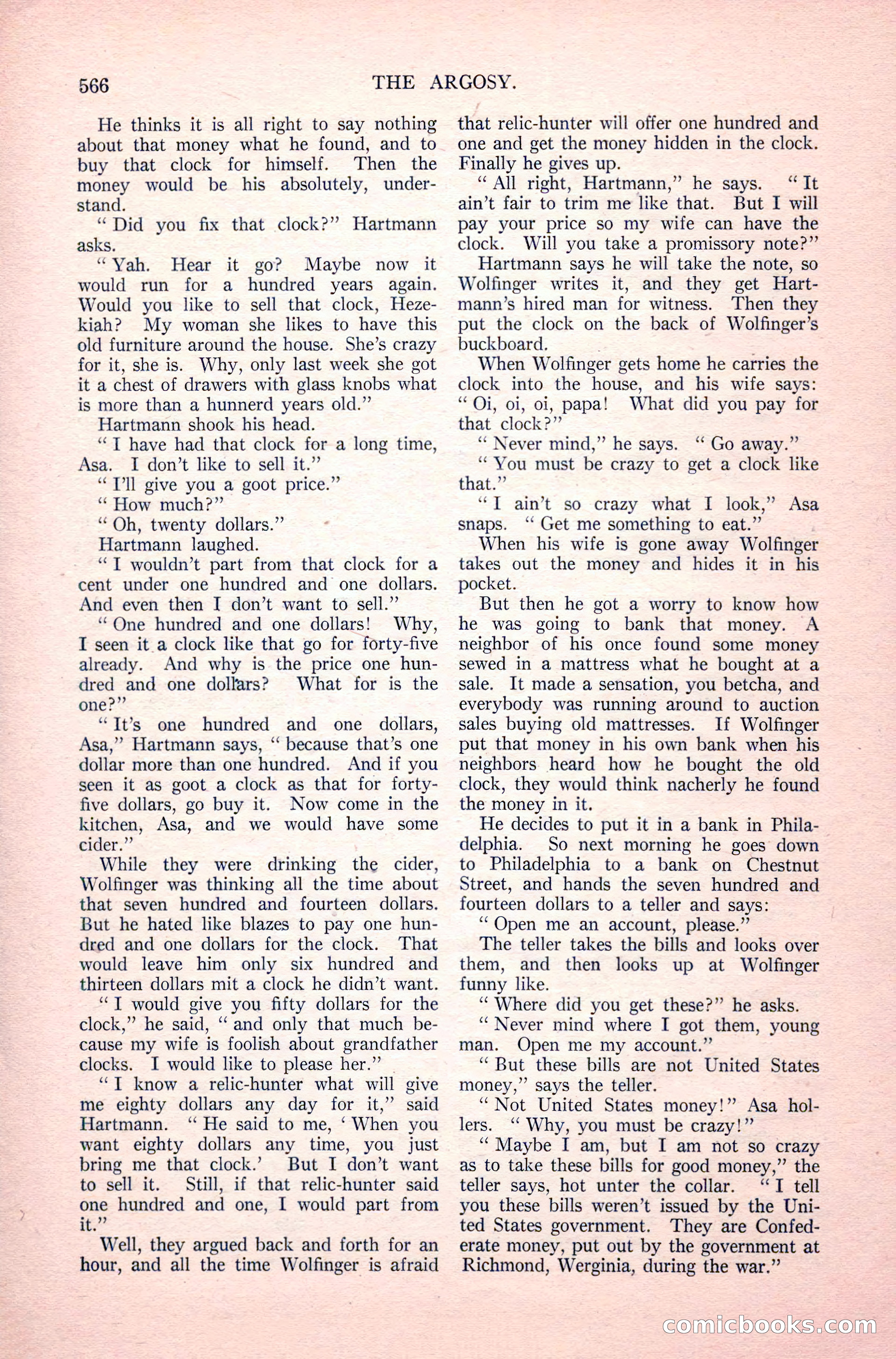 The Argosy, Vol. 82, No. 3 — page 192 of 212
