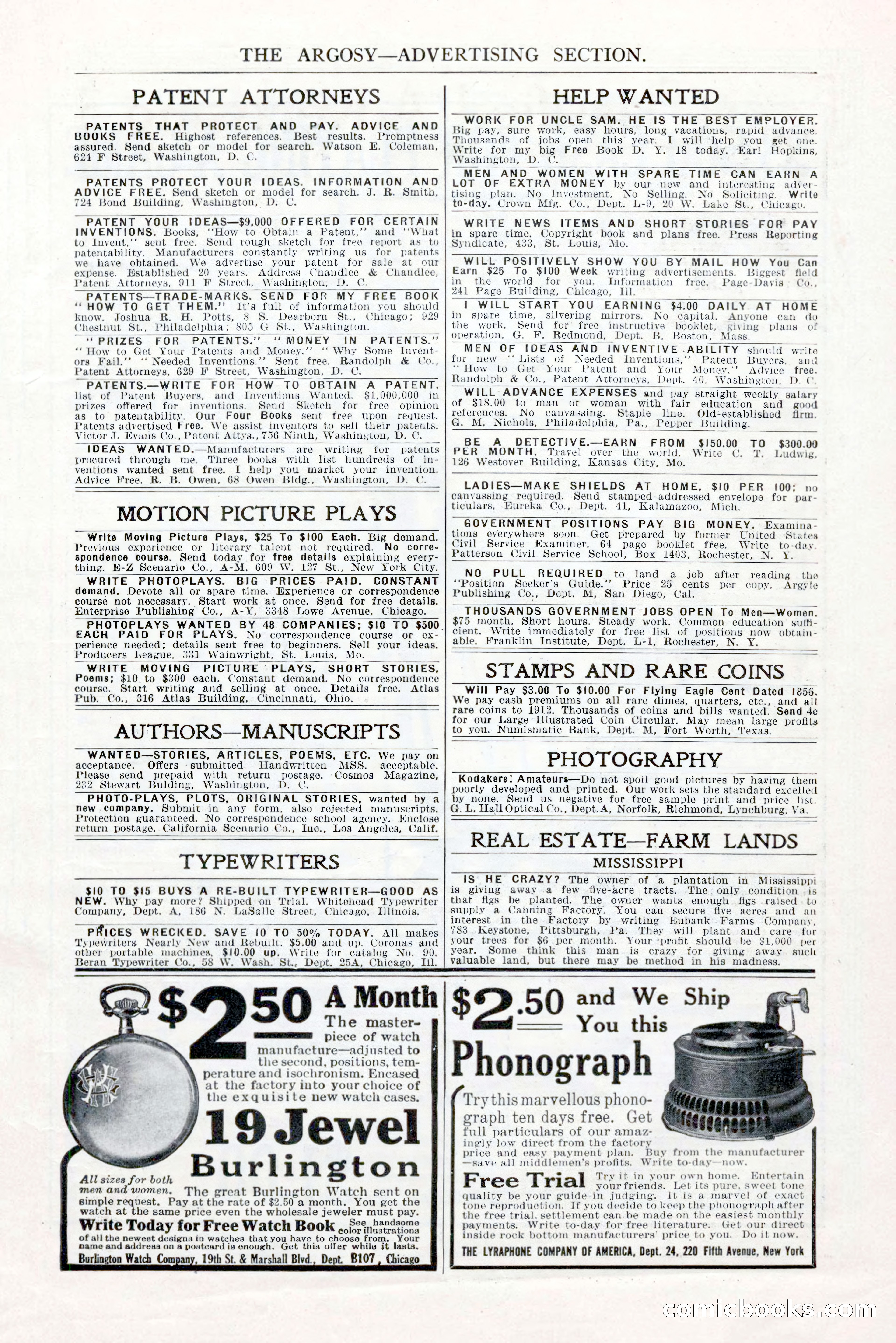 The Argosy, Vol. 82 No. 4 — page 7 of 208