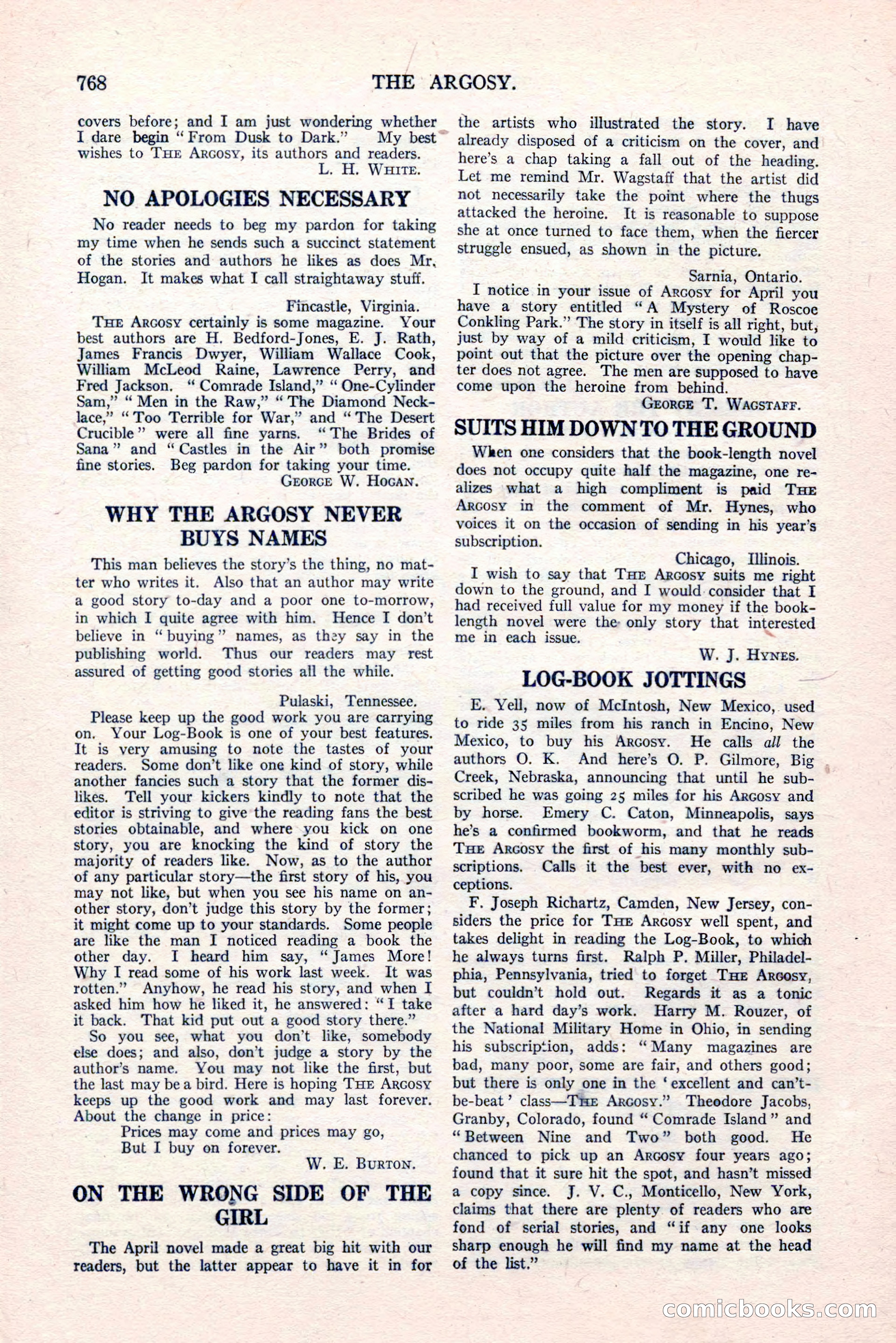 The Argosy, Vol. 82 No. 4 — page 202 of 208