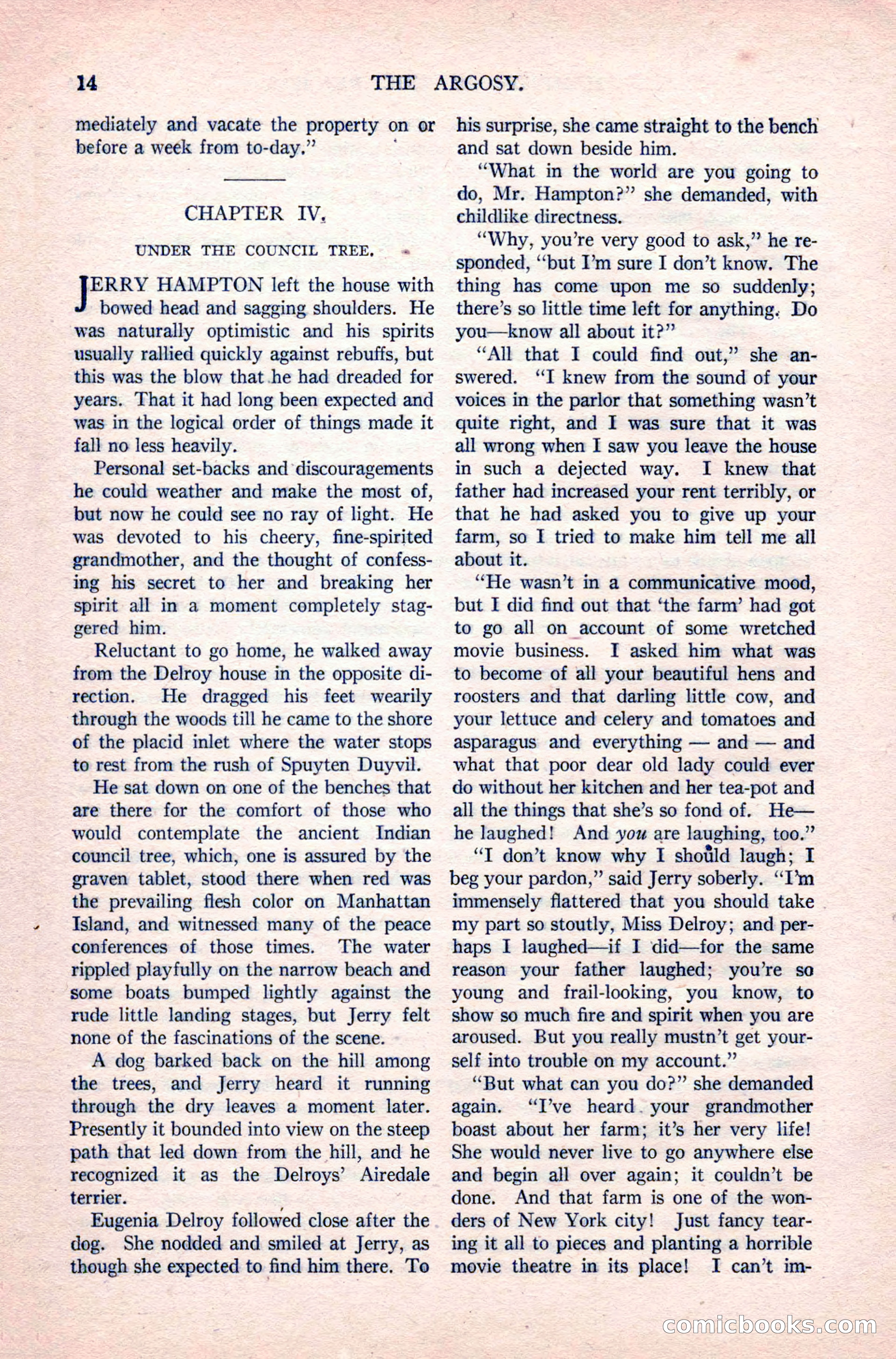 The Argosy, Vol. 83 No. 1 — page 24 of 204