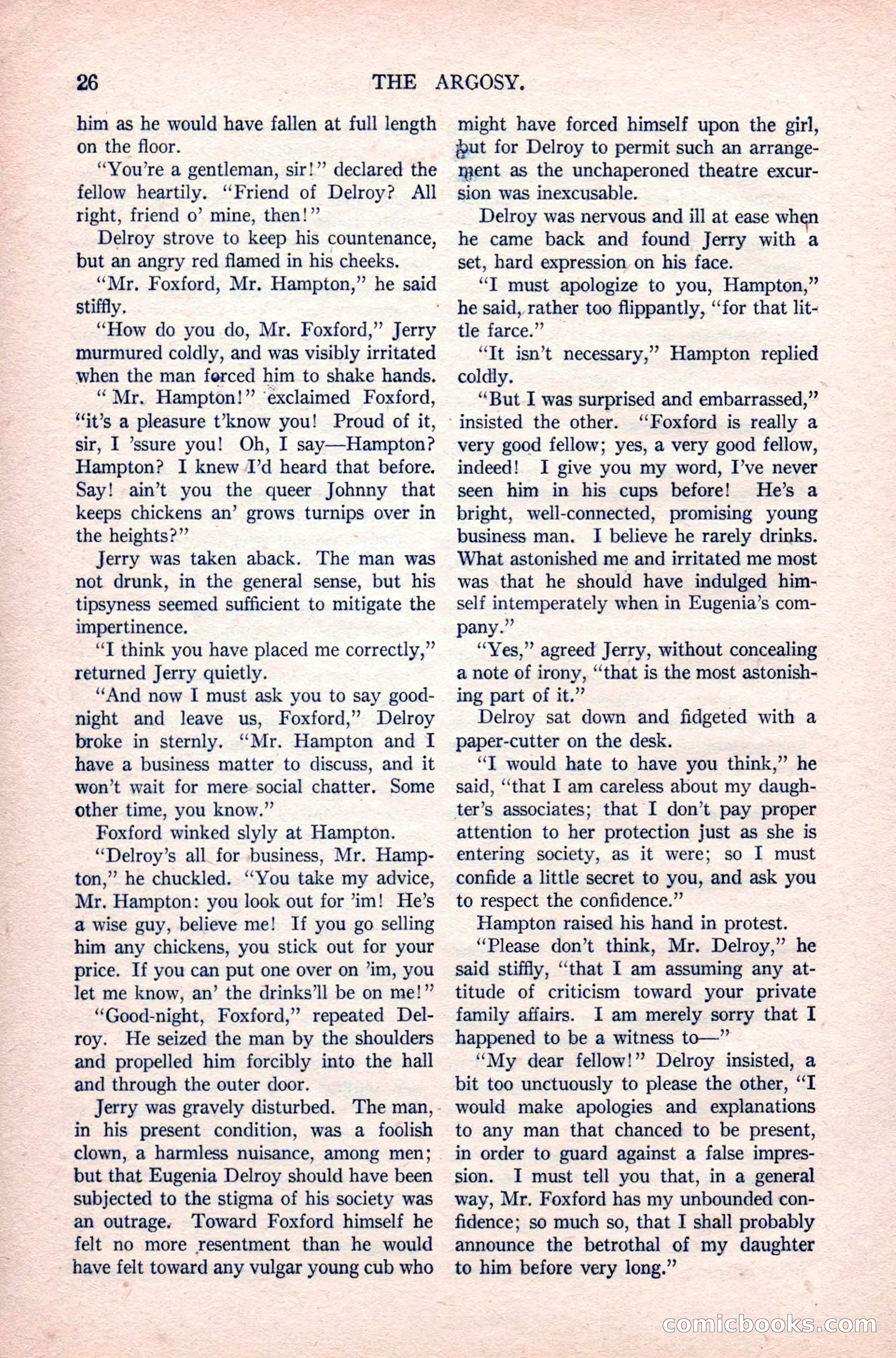 The Argosy, Vol. 83 No. 1 — page 36 of 204