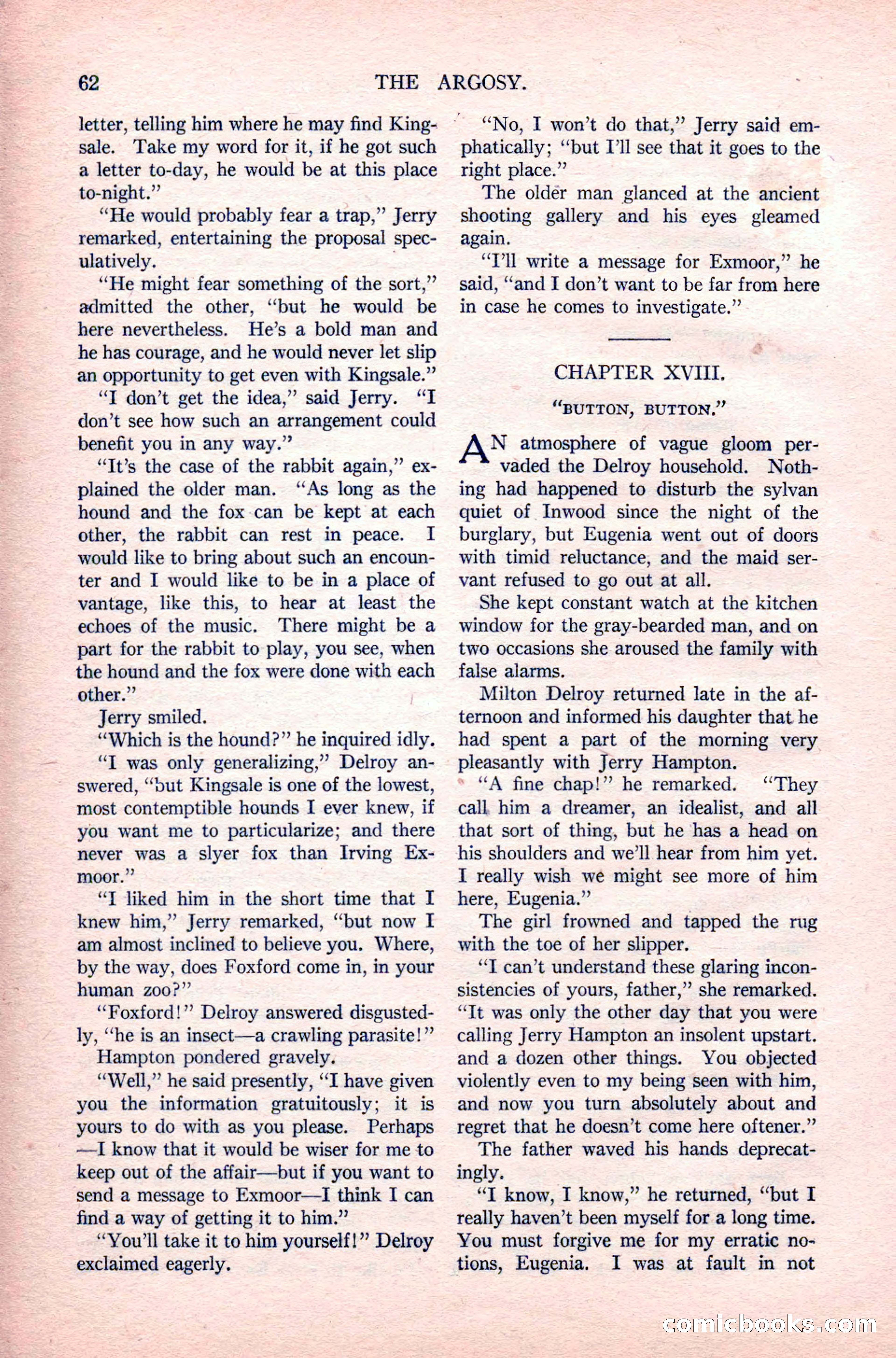 The Argosy, Vol. 83 No. 1 — page 72 of 204