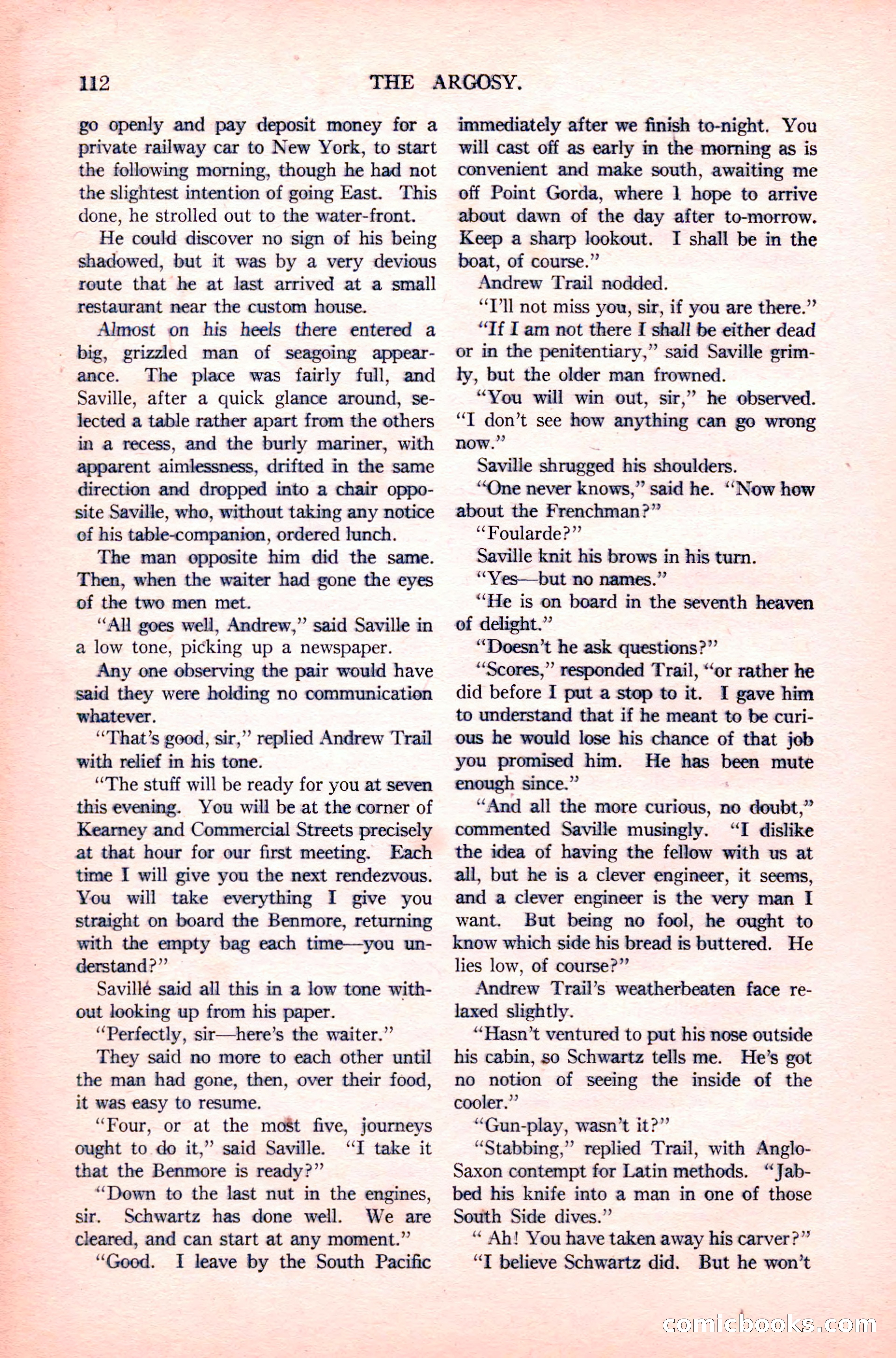 The Argosy, Vol. 83 No. 1 — page 122 of 204