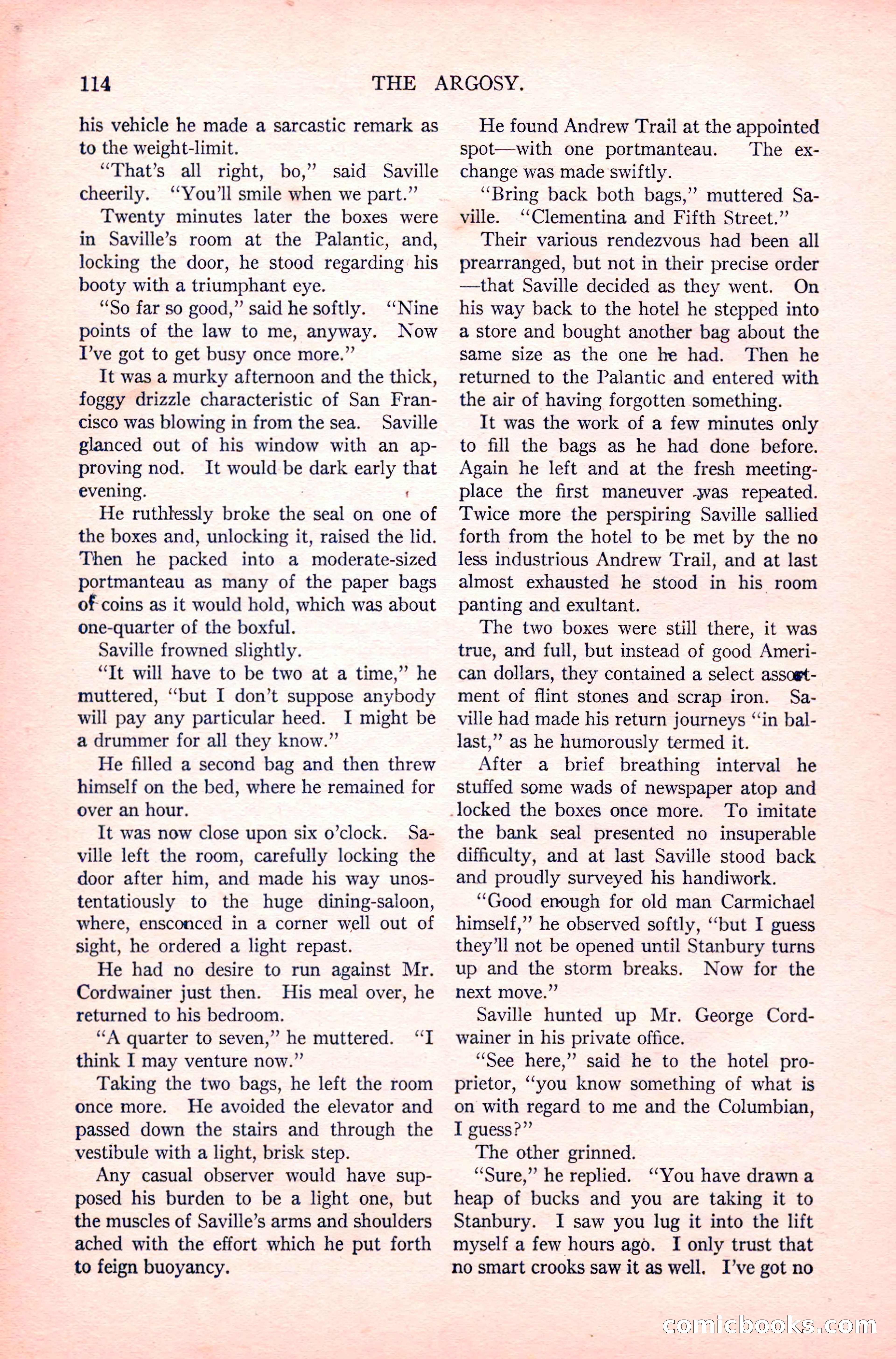 The Argosy, Vol. 83 No. 1 — page 124 of 204