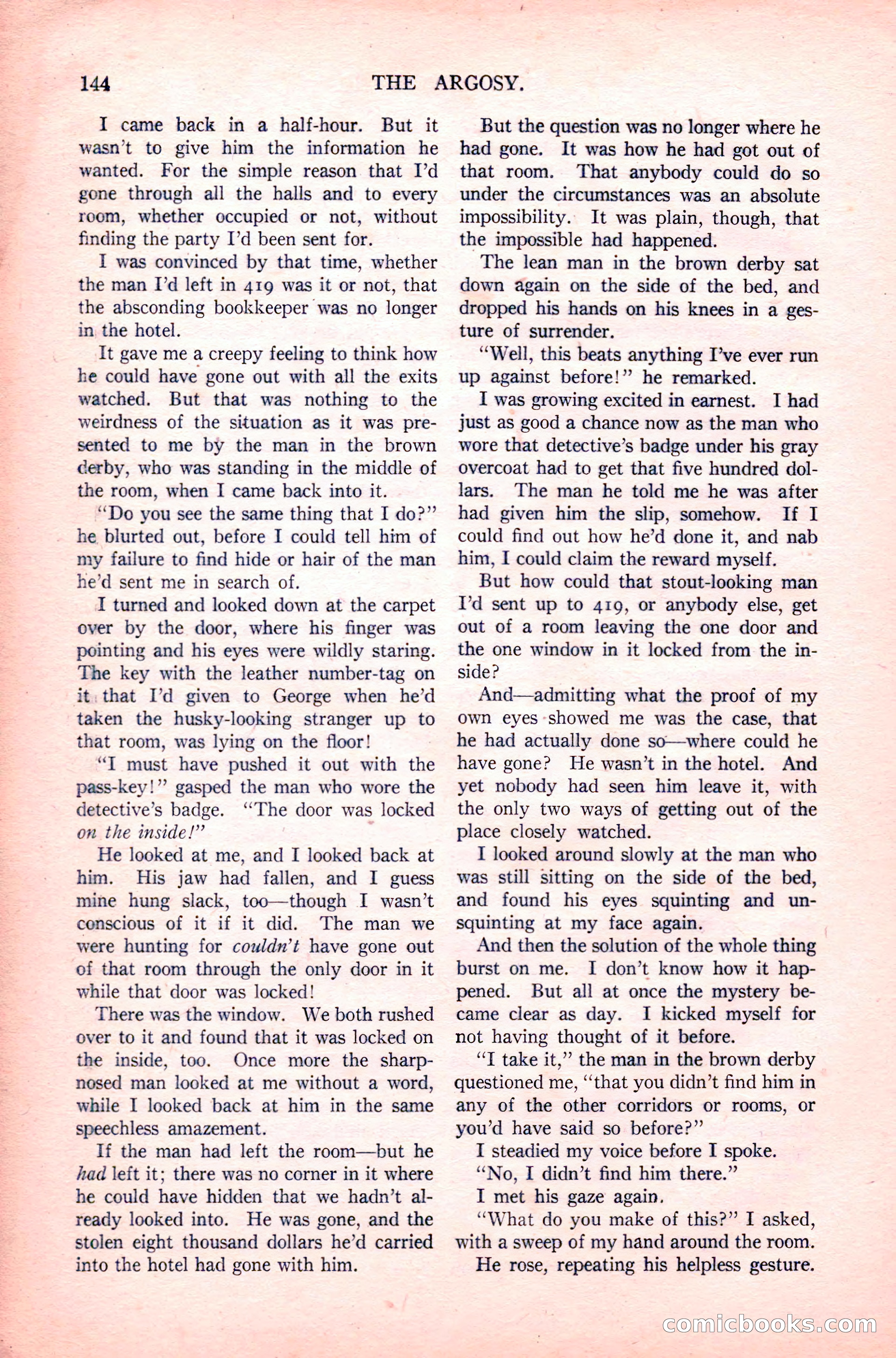 The Argosy, Vol. 83 No. 1 — page 154 of 204