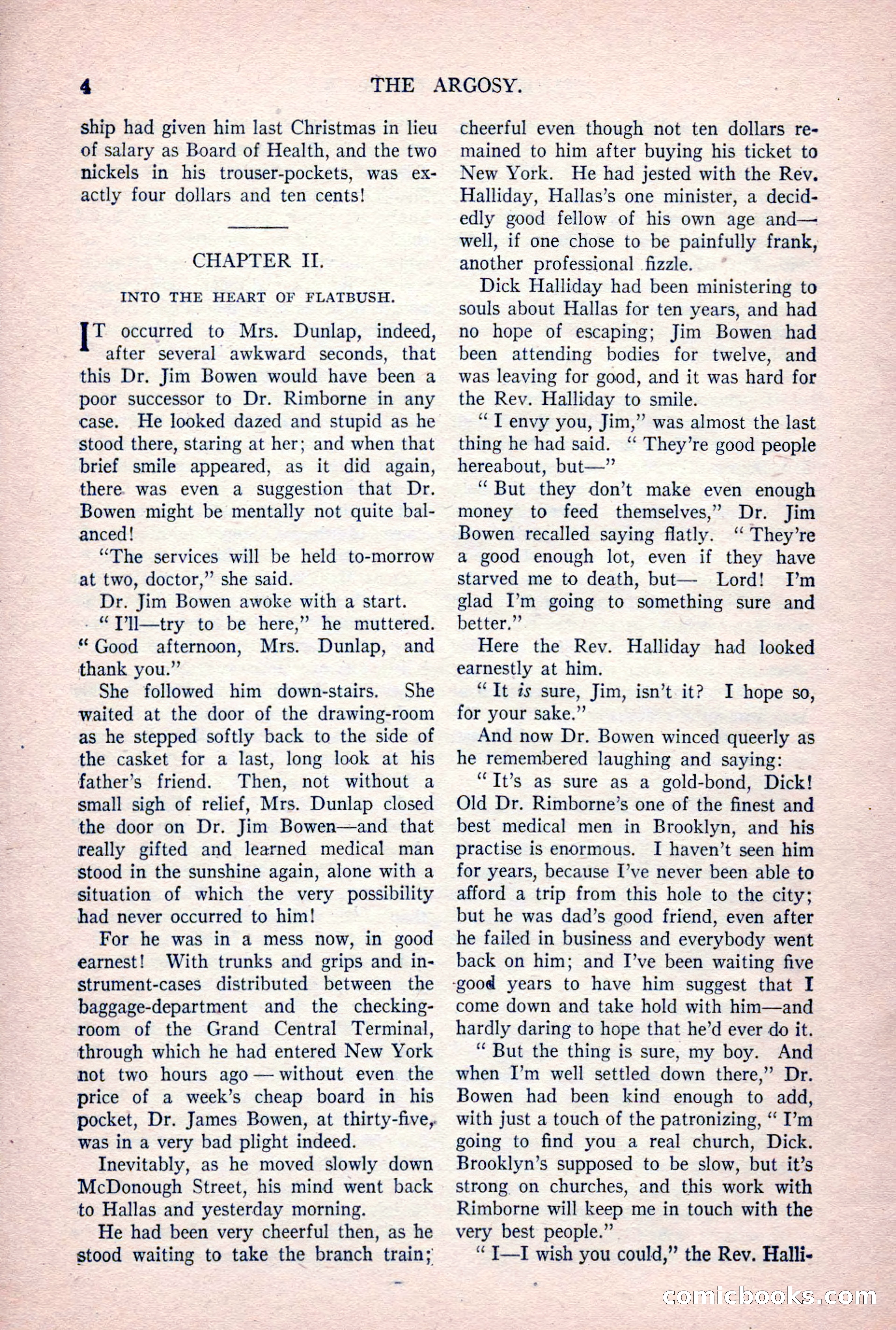 The Argosy, Vol. 84 No. 1 — page 14 of 212