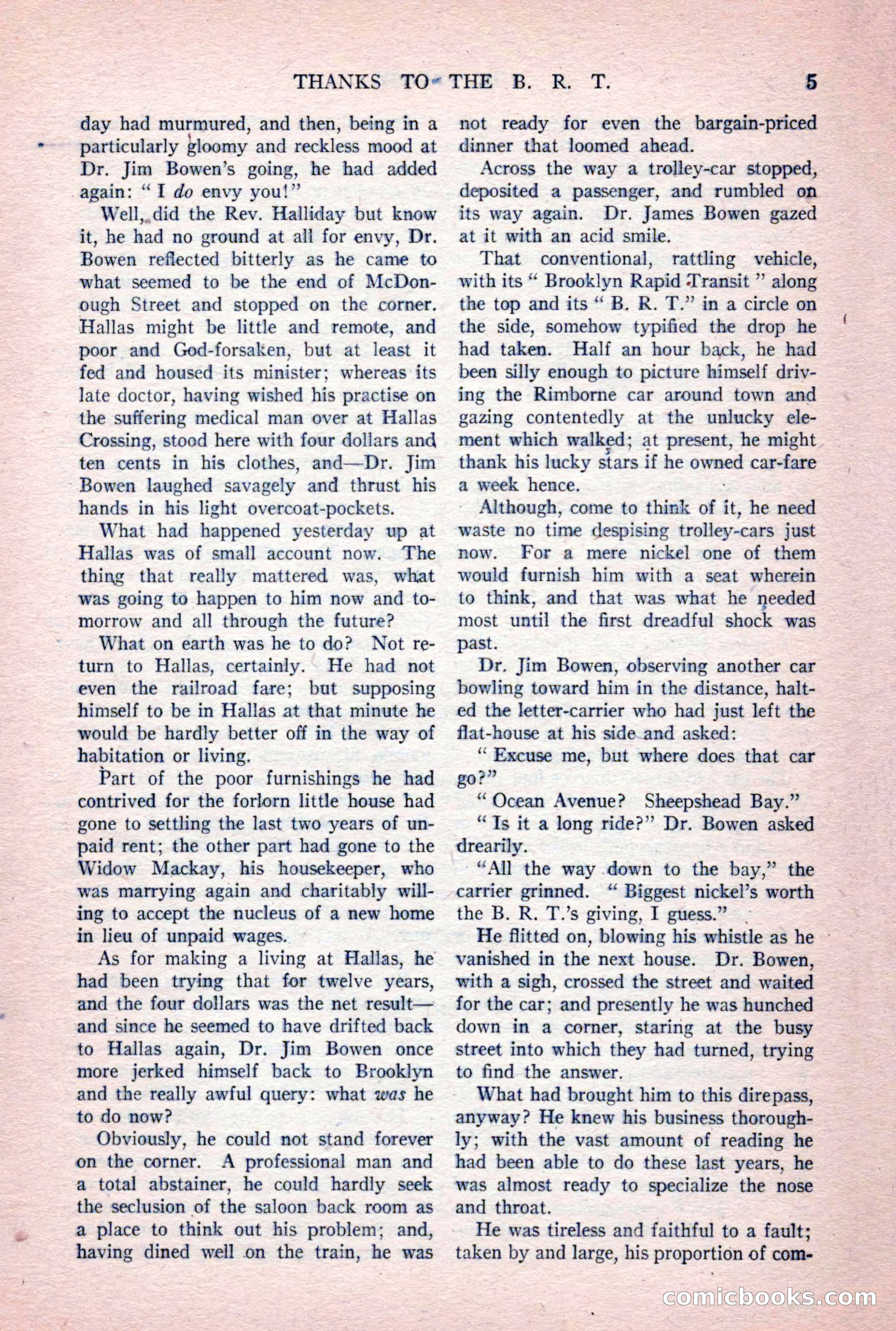 The Argosy, Vol. 84 No. 1 — page 15 of 212
