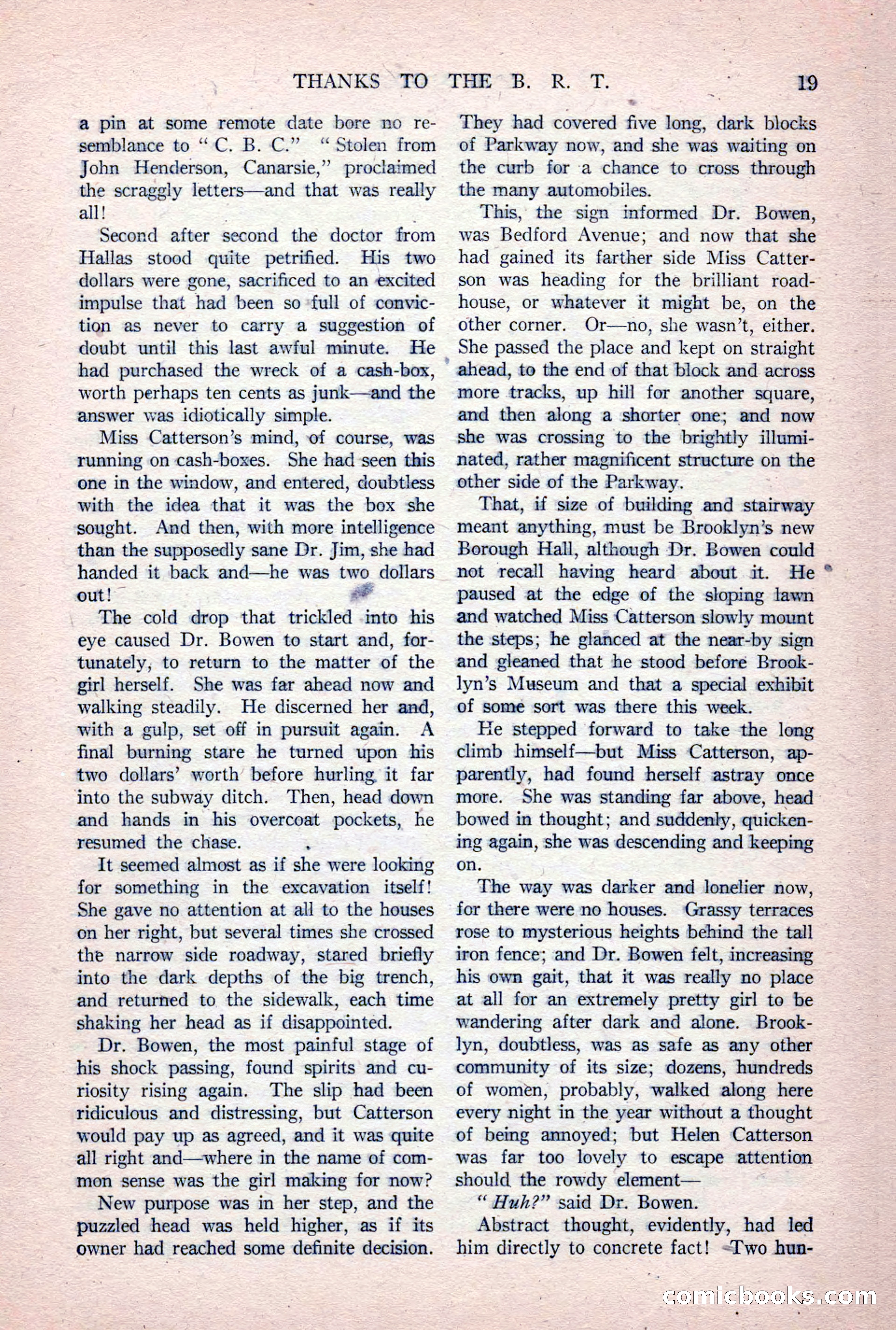 The Argosy, Vol. 84 No. 1 — page 29 of 212