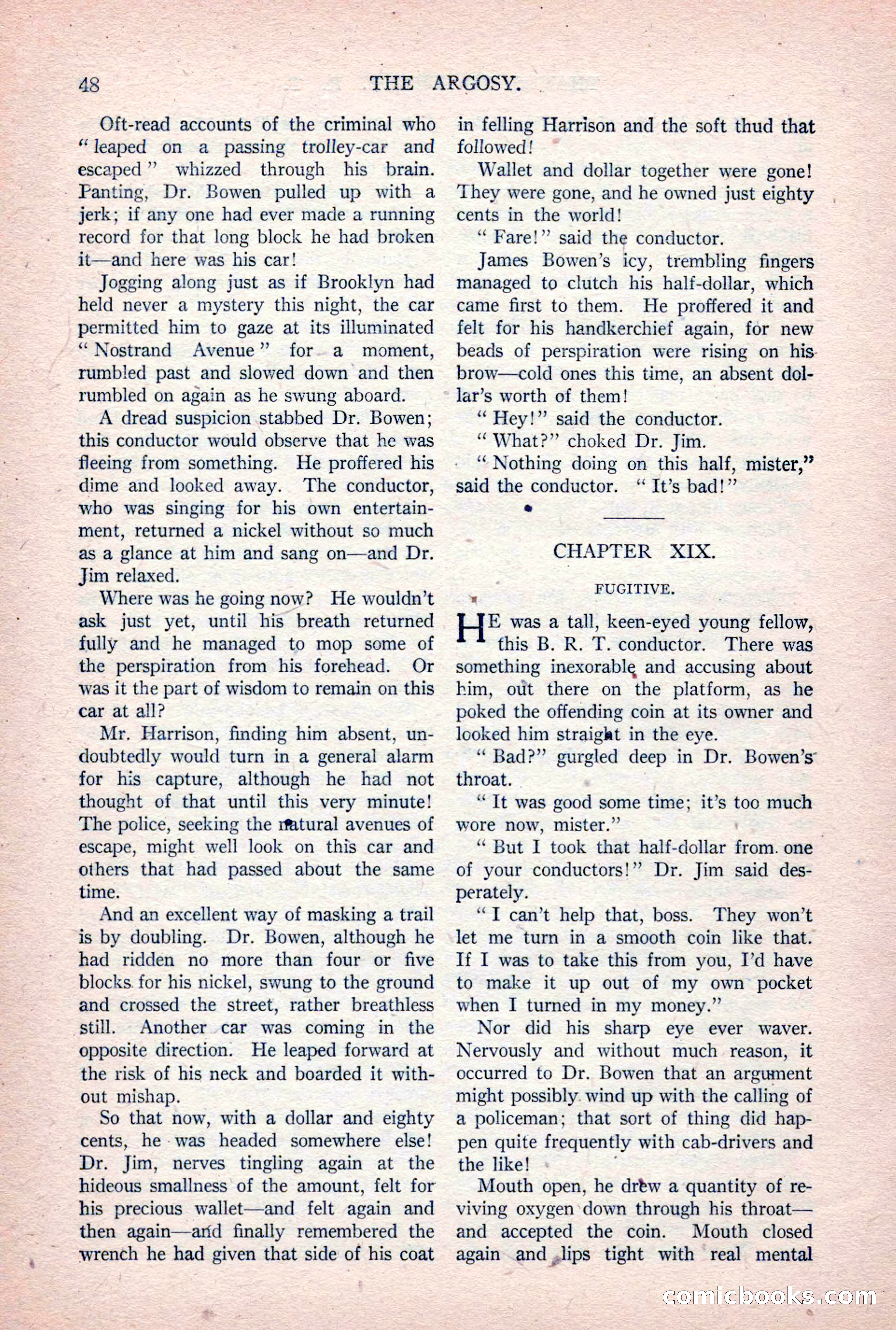 The Argosy, Vol. 84 No. 1 — page 58 of 212