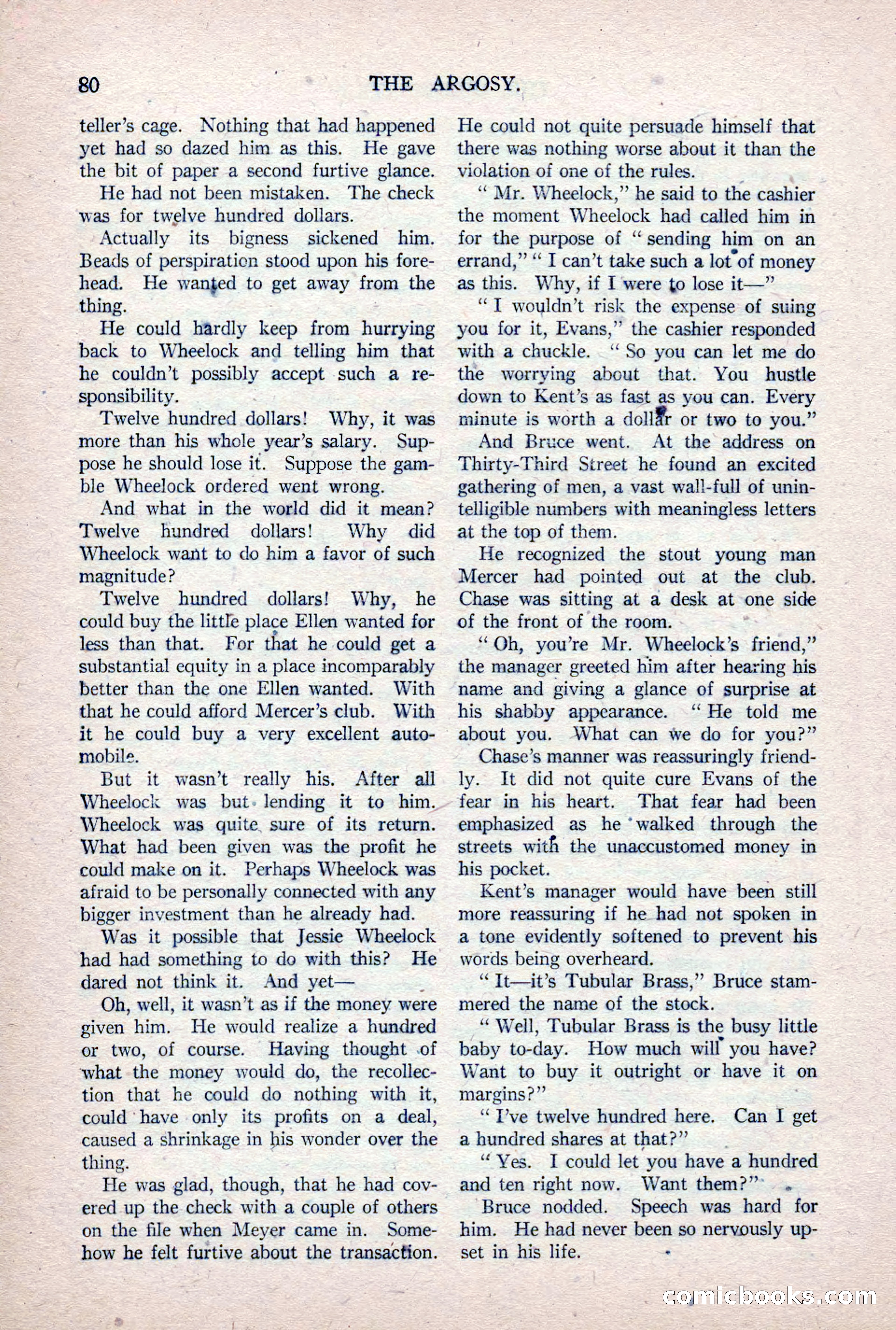 The Argosy, Vol. 84 No. 1 — page 90 of 212