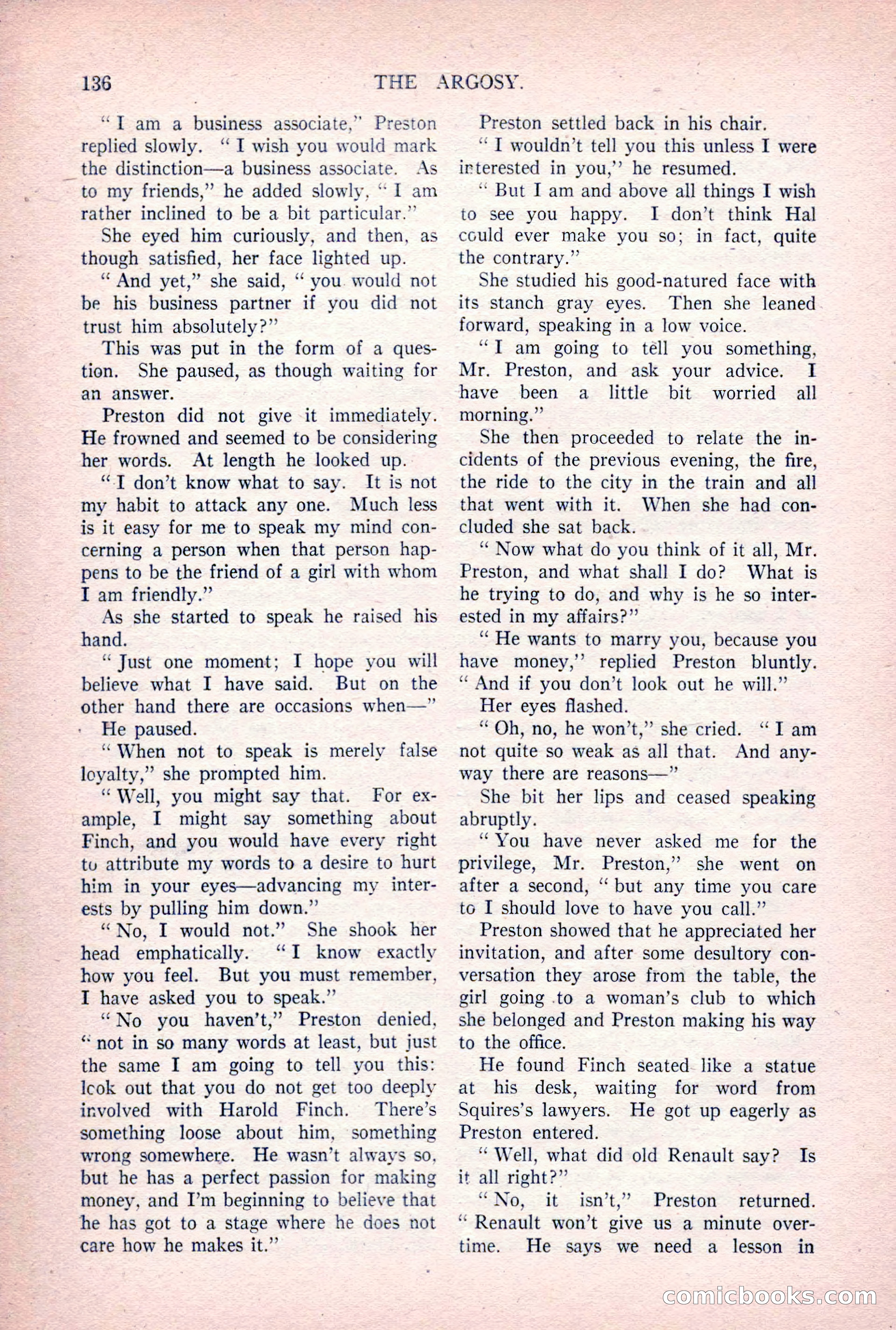 The Argosy, Vol. 84 No. 1 — page 146 of 212
