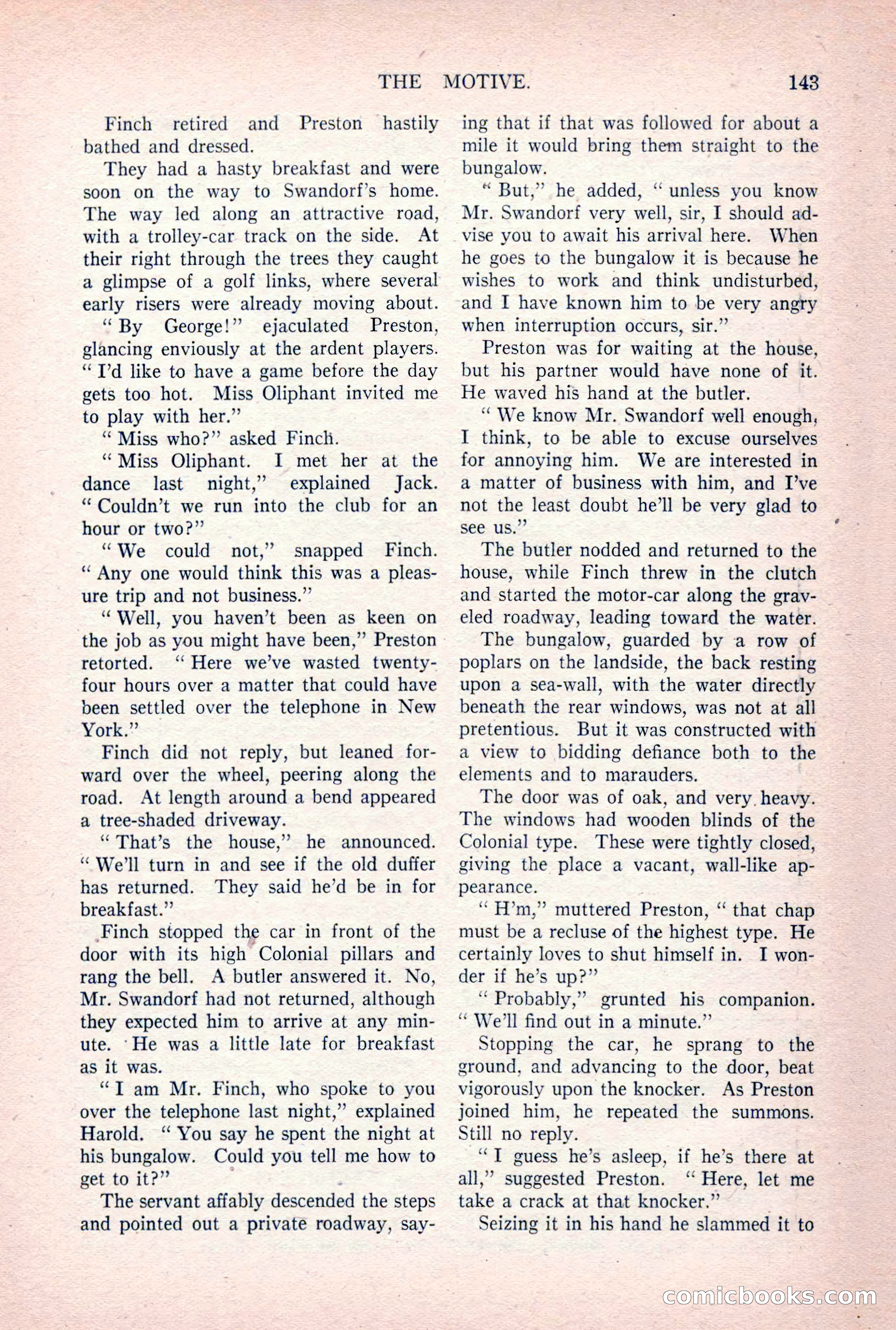 The Argosy, Vol. 84 No. 1 — page 153 of 212