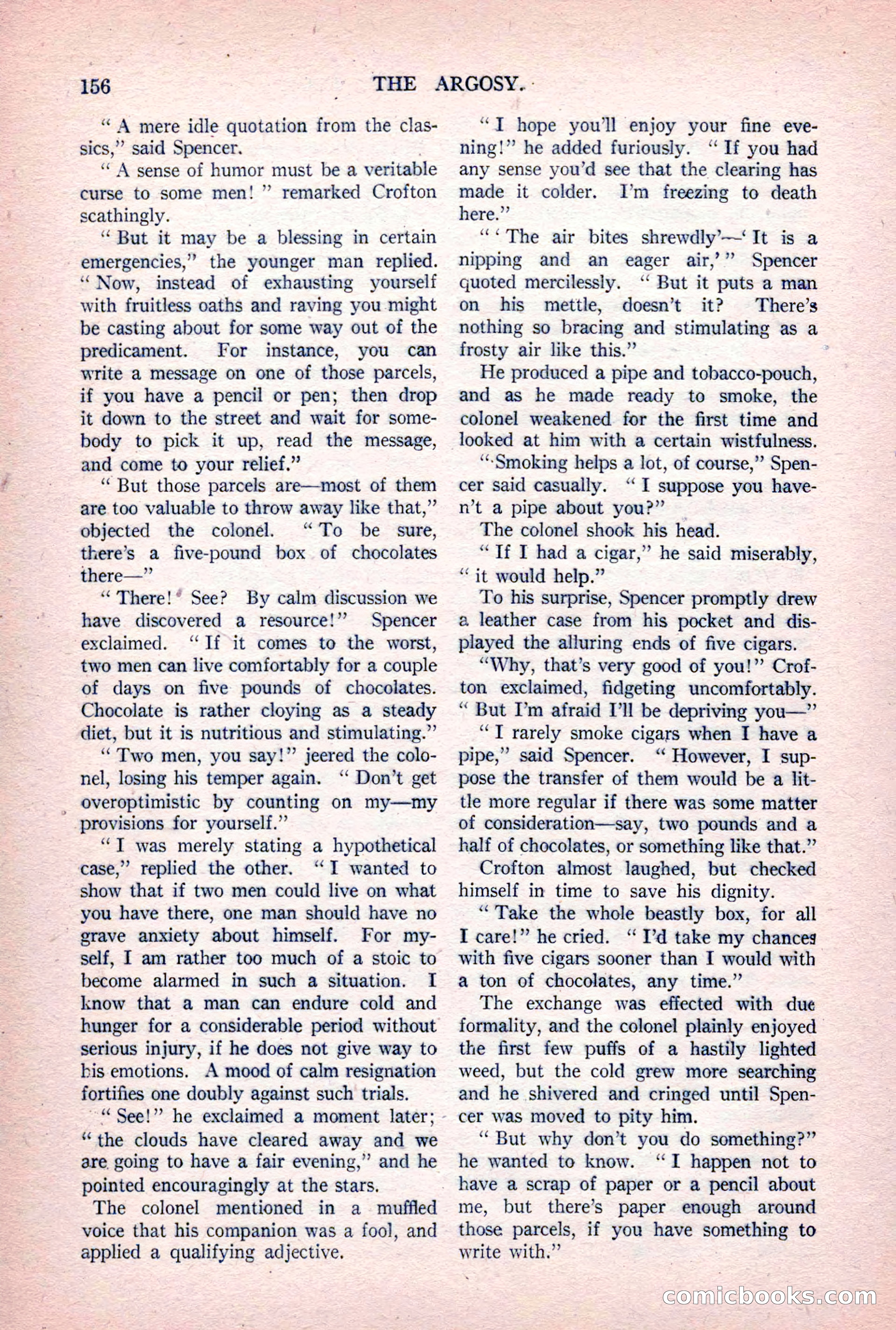 The Argosy, Vol. 84 No. 1 — page 166 of 212