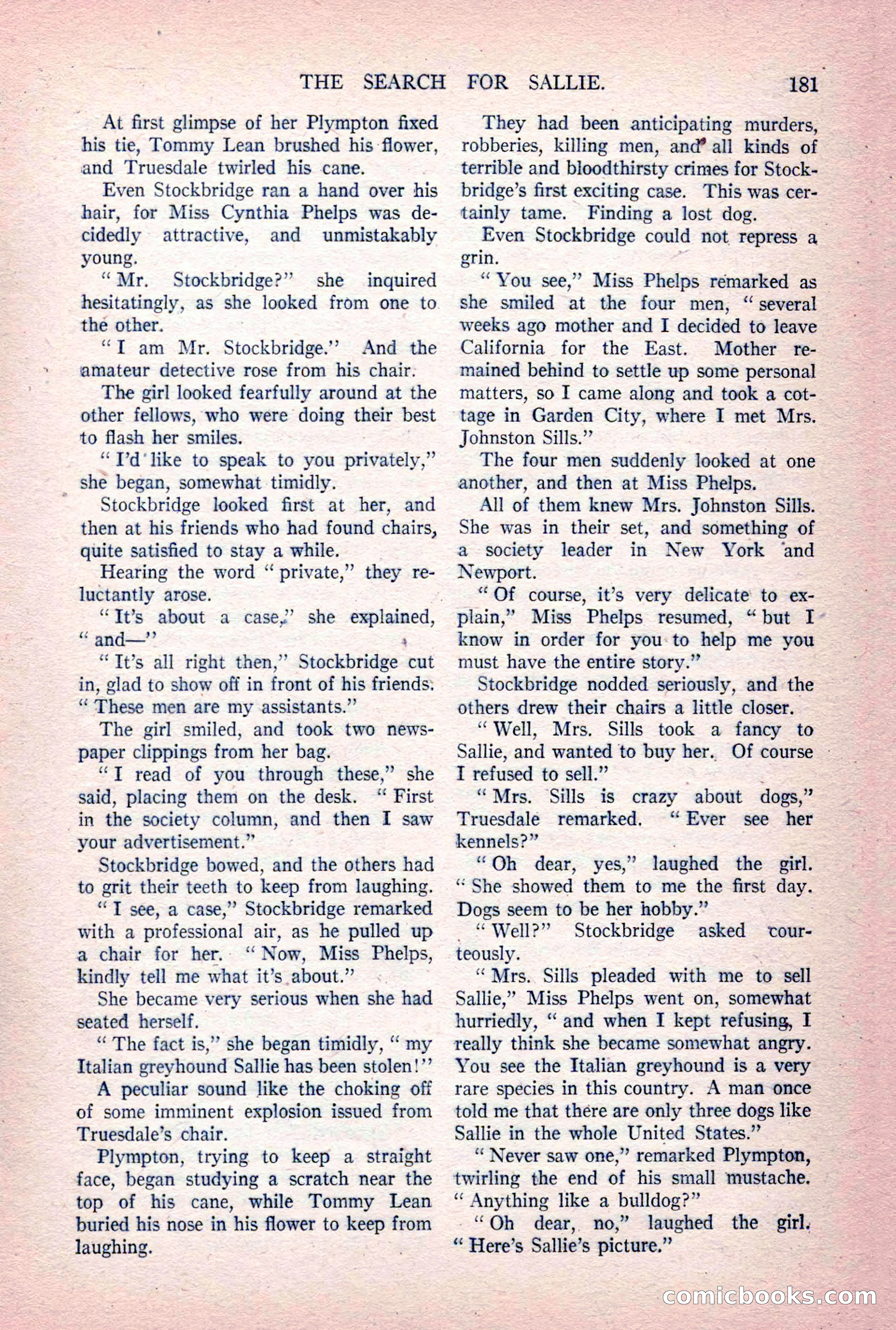 The Argosy, Vol. 84 No. 1 — page 191 of 212