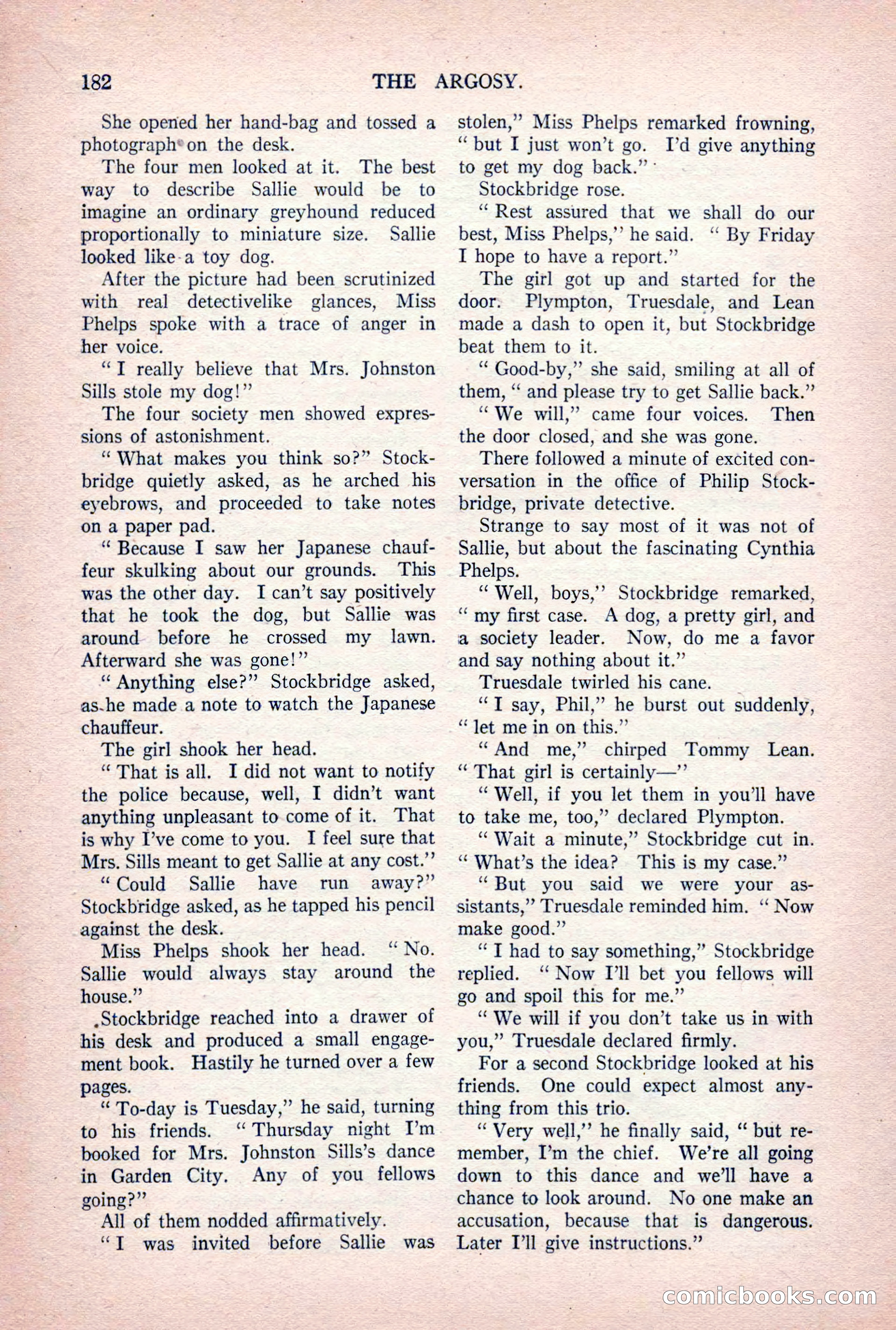 The Argosy, Vol. 84 No. 1 — page 192 of 212