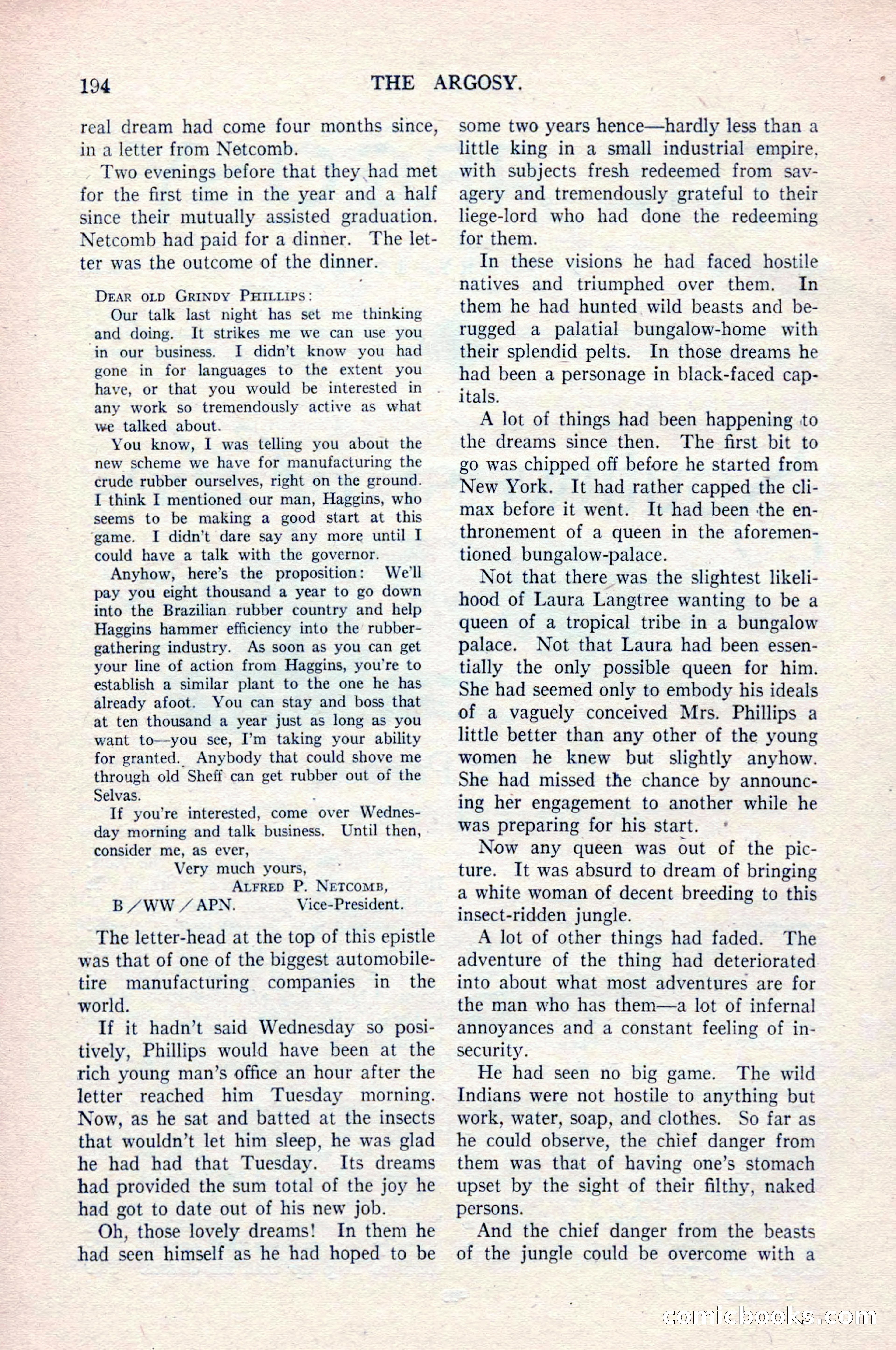 The Argosy, Vol. 84 No. 2 — page 12 of 192