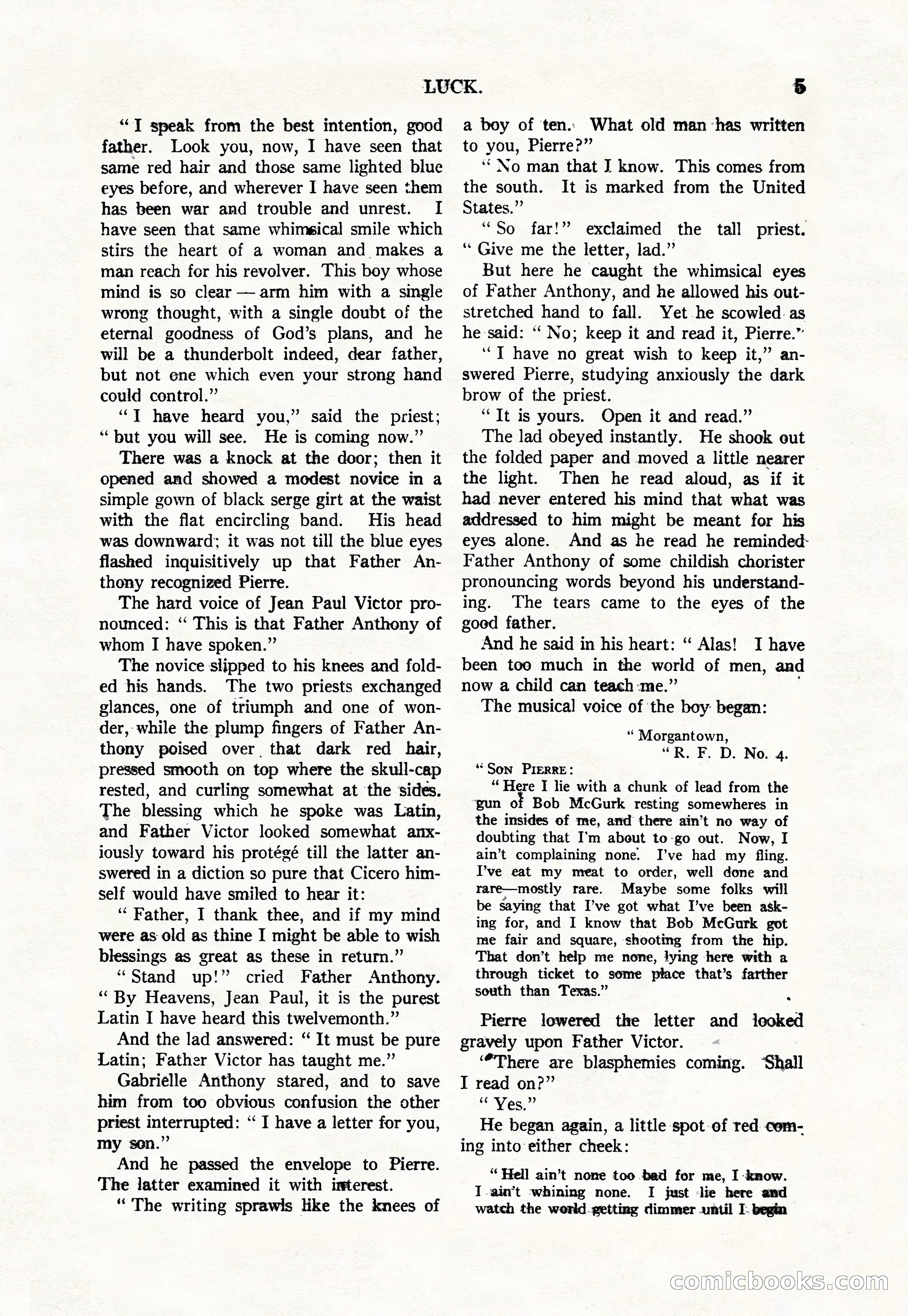 Argosy, Vol. 111, No. 1 — page 15 of 188