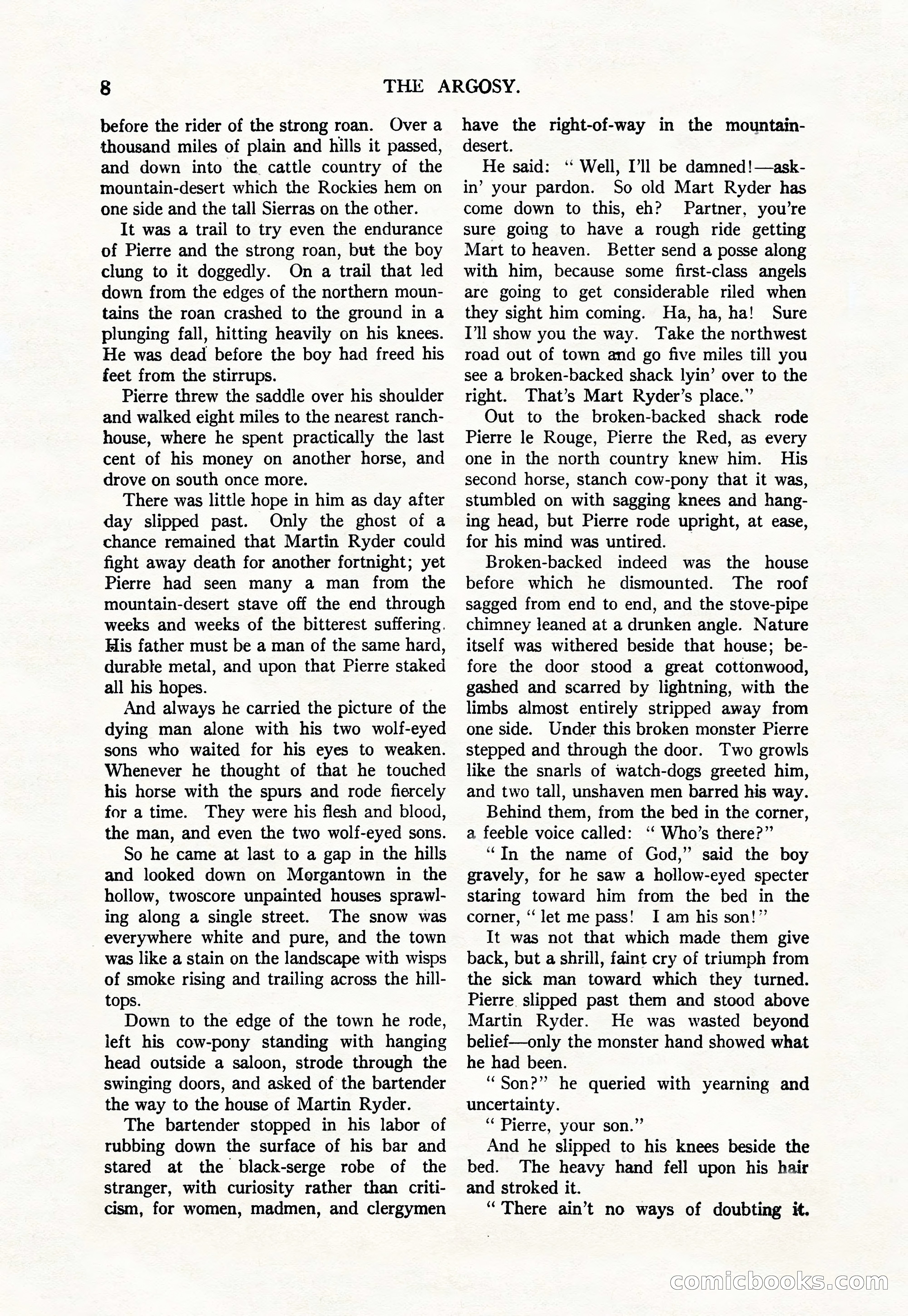 Argosy, Vol. 111, No. 1 — page 18 of 188