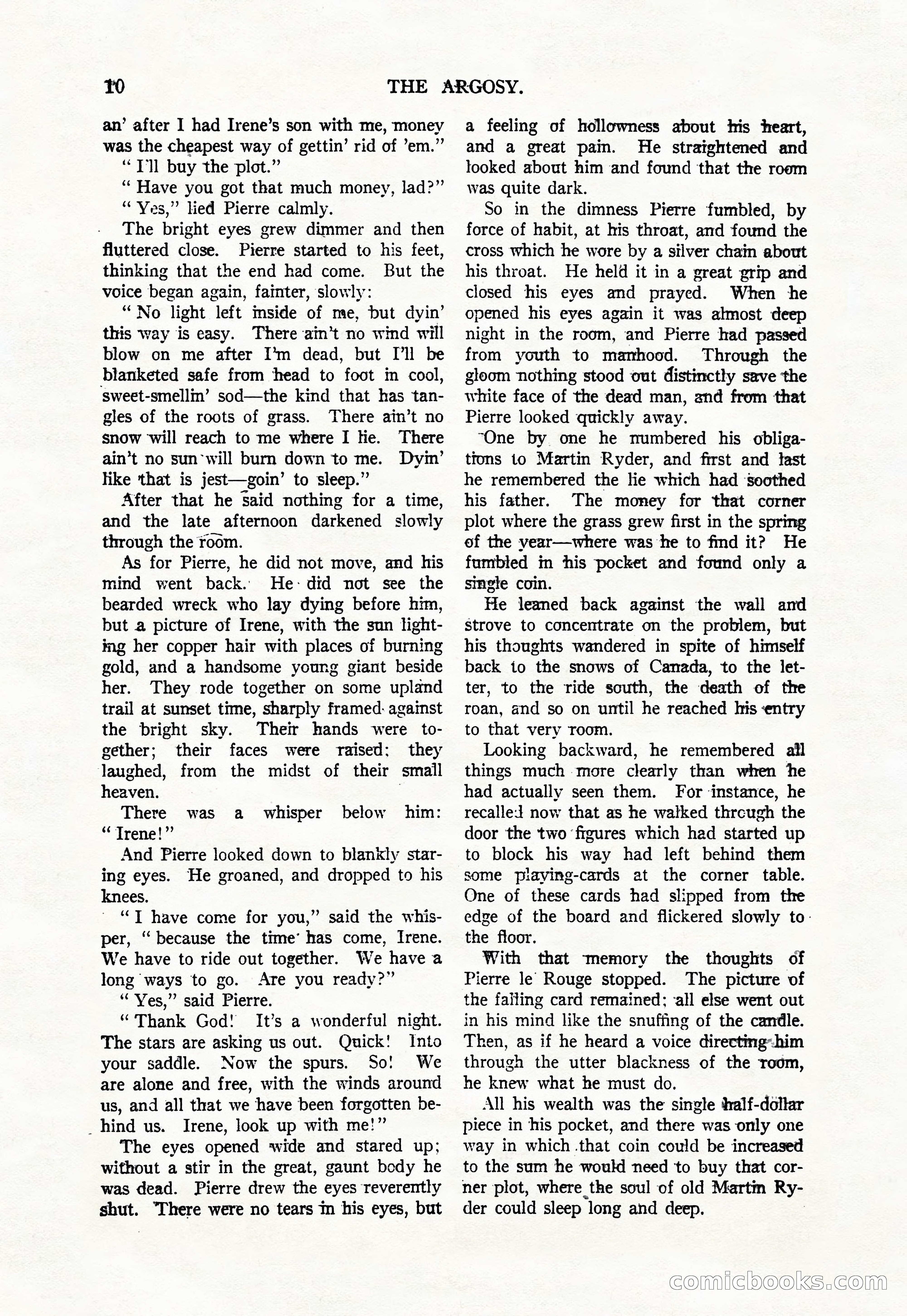 Argosy, Vol. 111, No. 1 — page 20 of 188