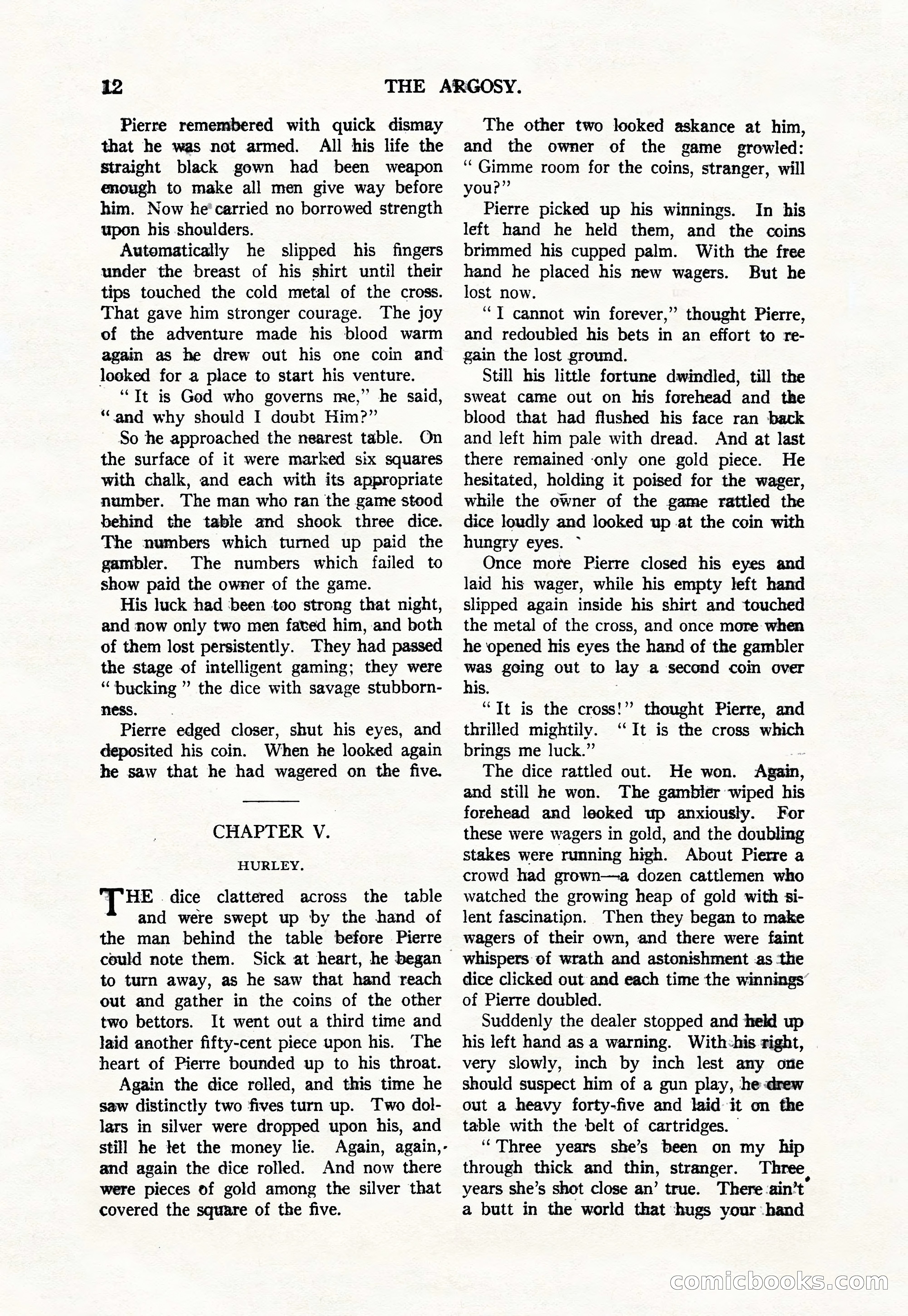 Argosy, Vol. 111, No. 1 — page 22 of 188