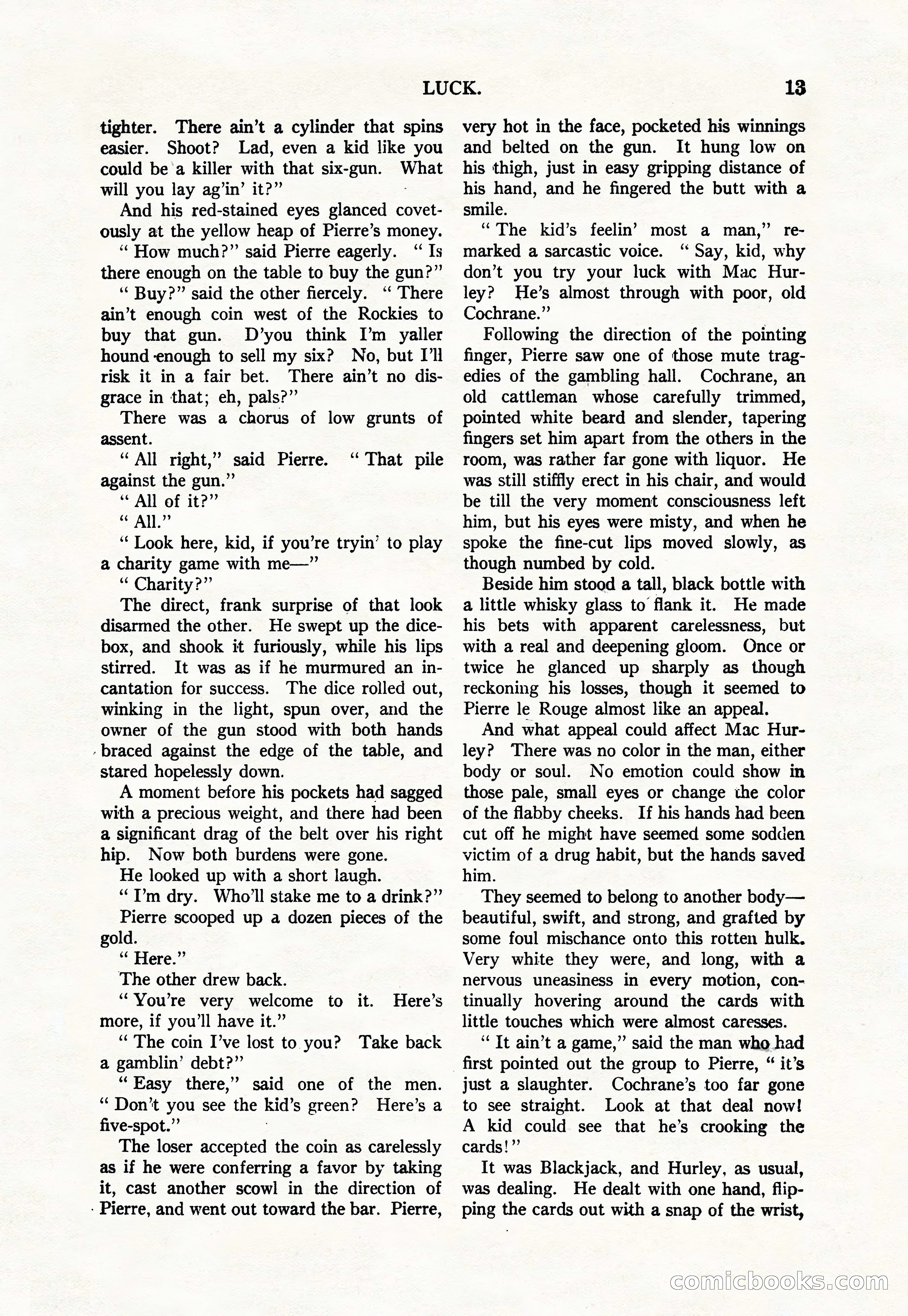 Argosy, Vol. 111, No. 1 — page 23 of 188