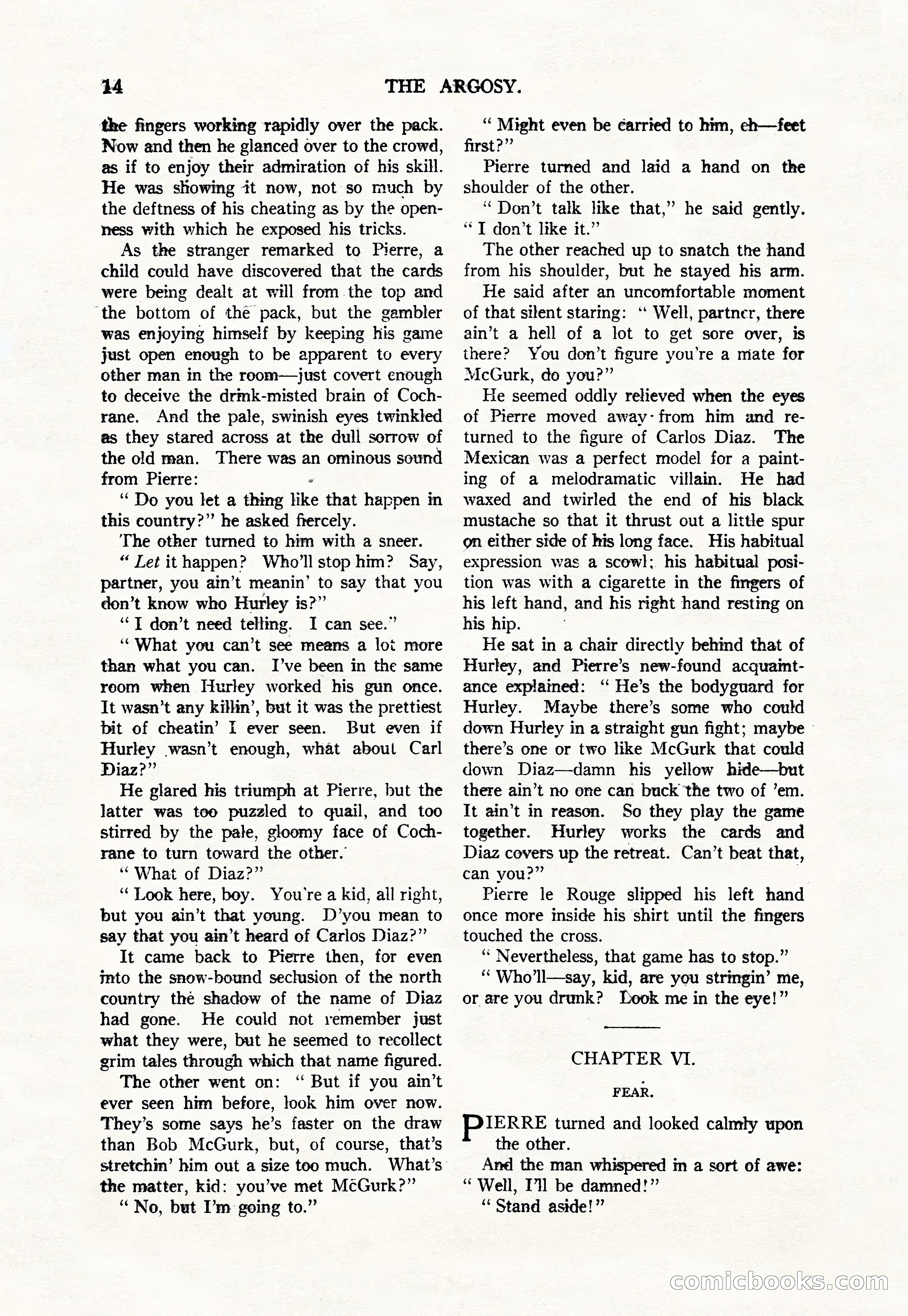 Argosy, Vol. 111, No. 1 — page 24 of 188