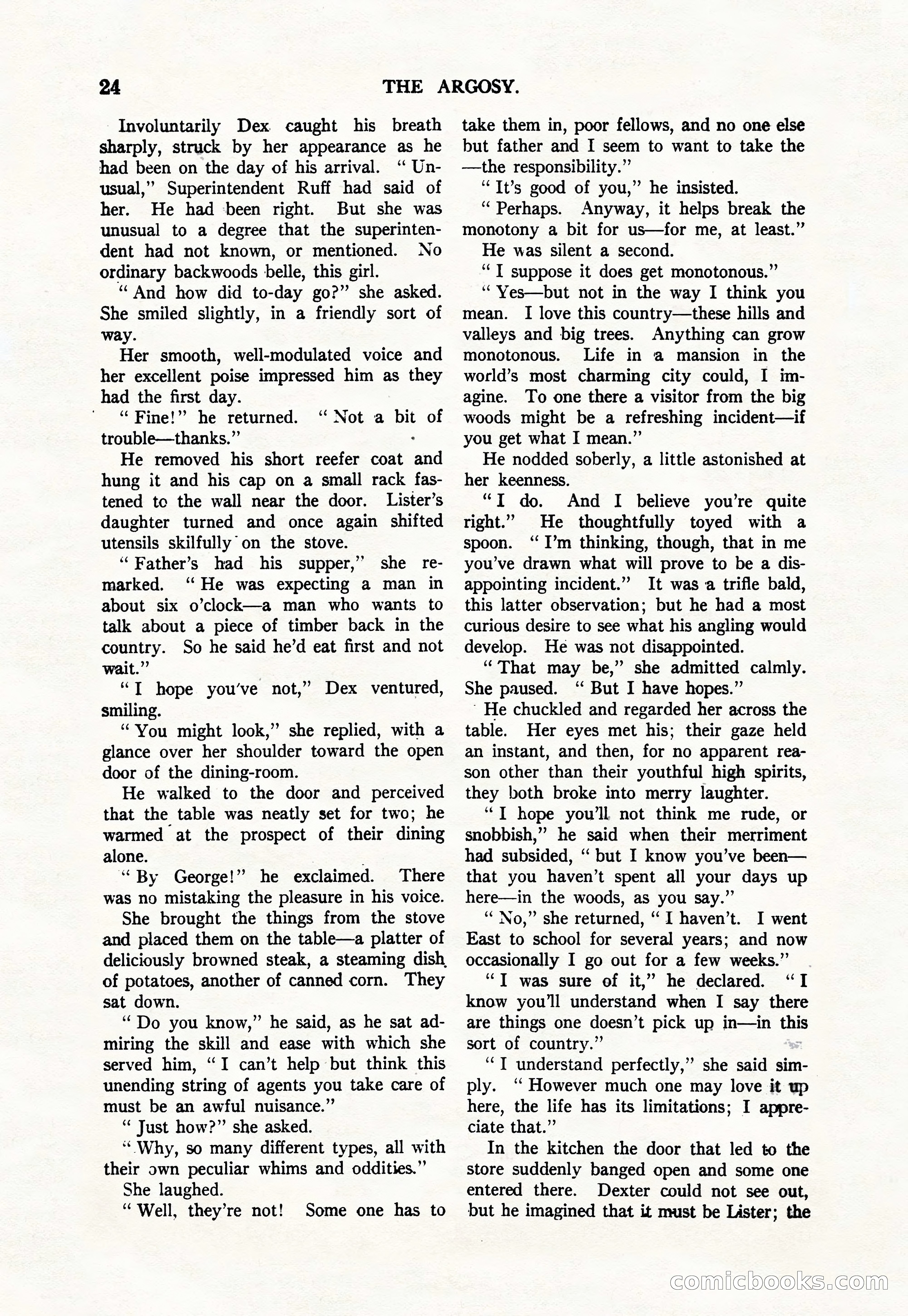 Argosy, Vol. 111, No. 1 — page 34 of 188