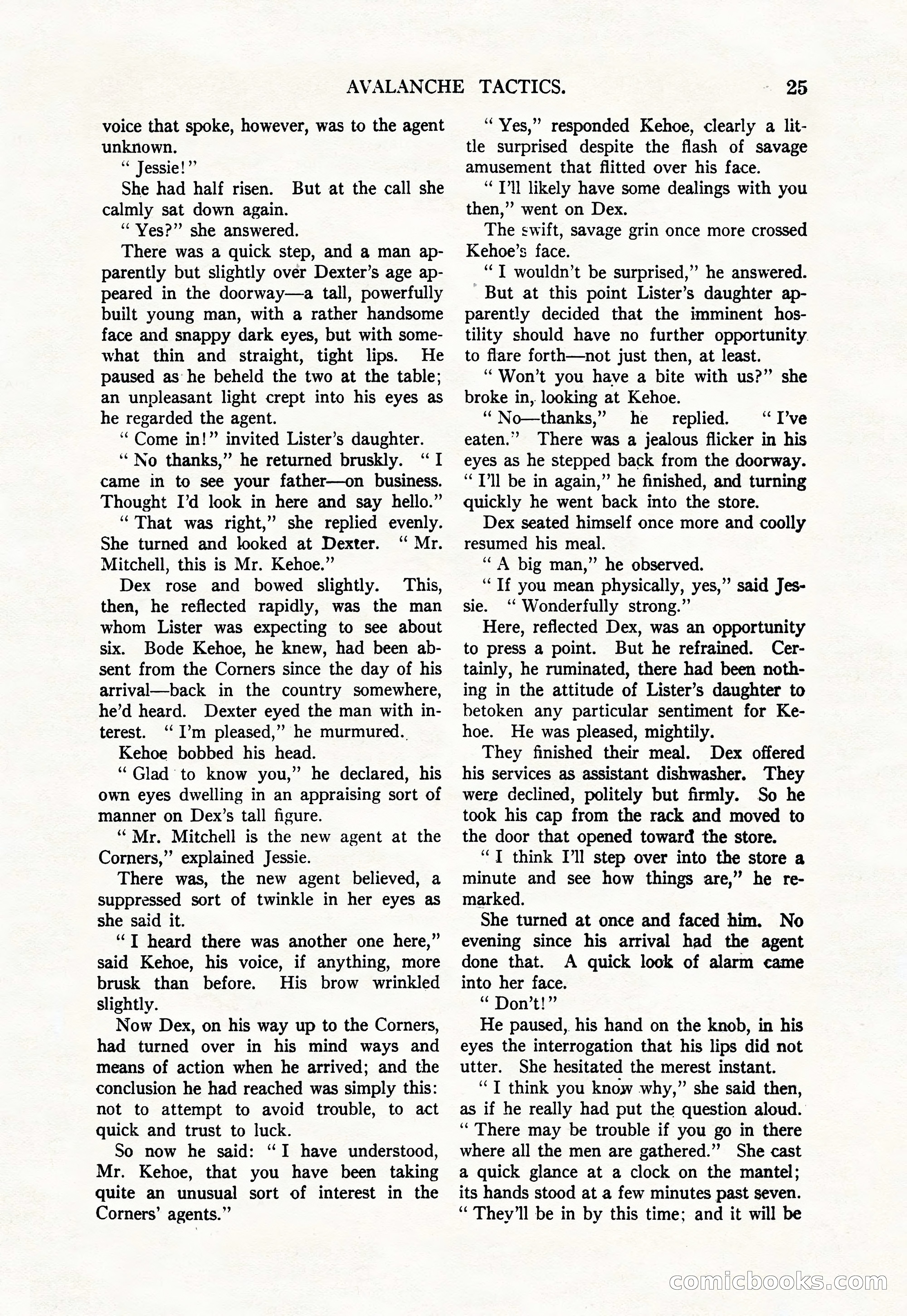 Argosy, Vol. 111, No. 1 — page 35 of 188