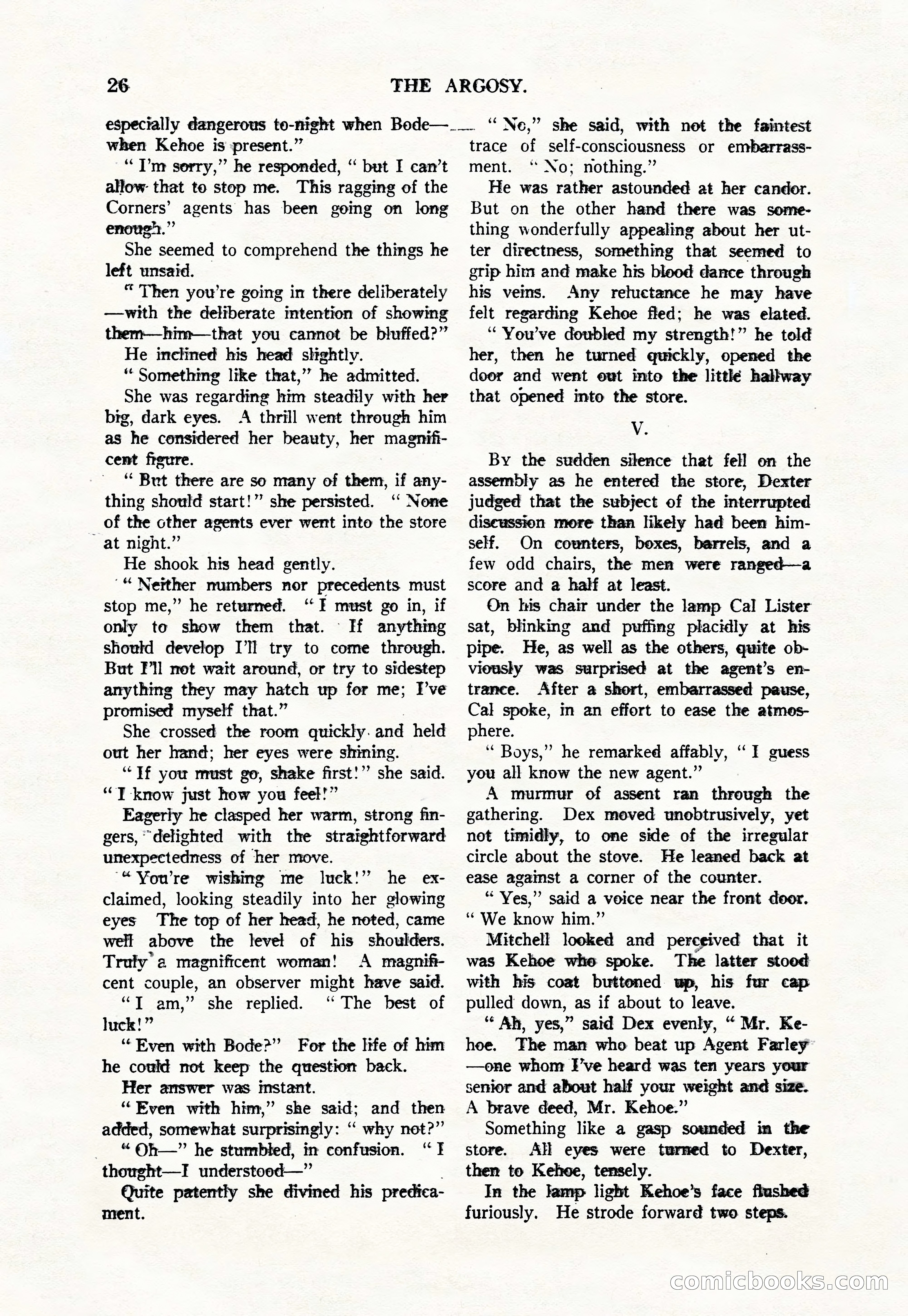 Argosy, Vol. 111, No. 1 — page 36 of 188