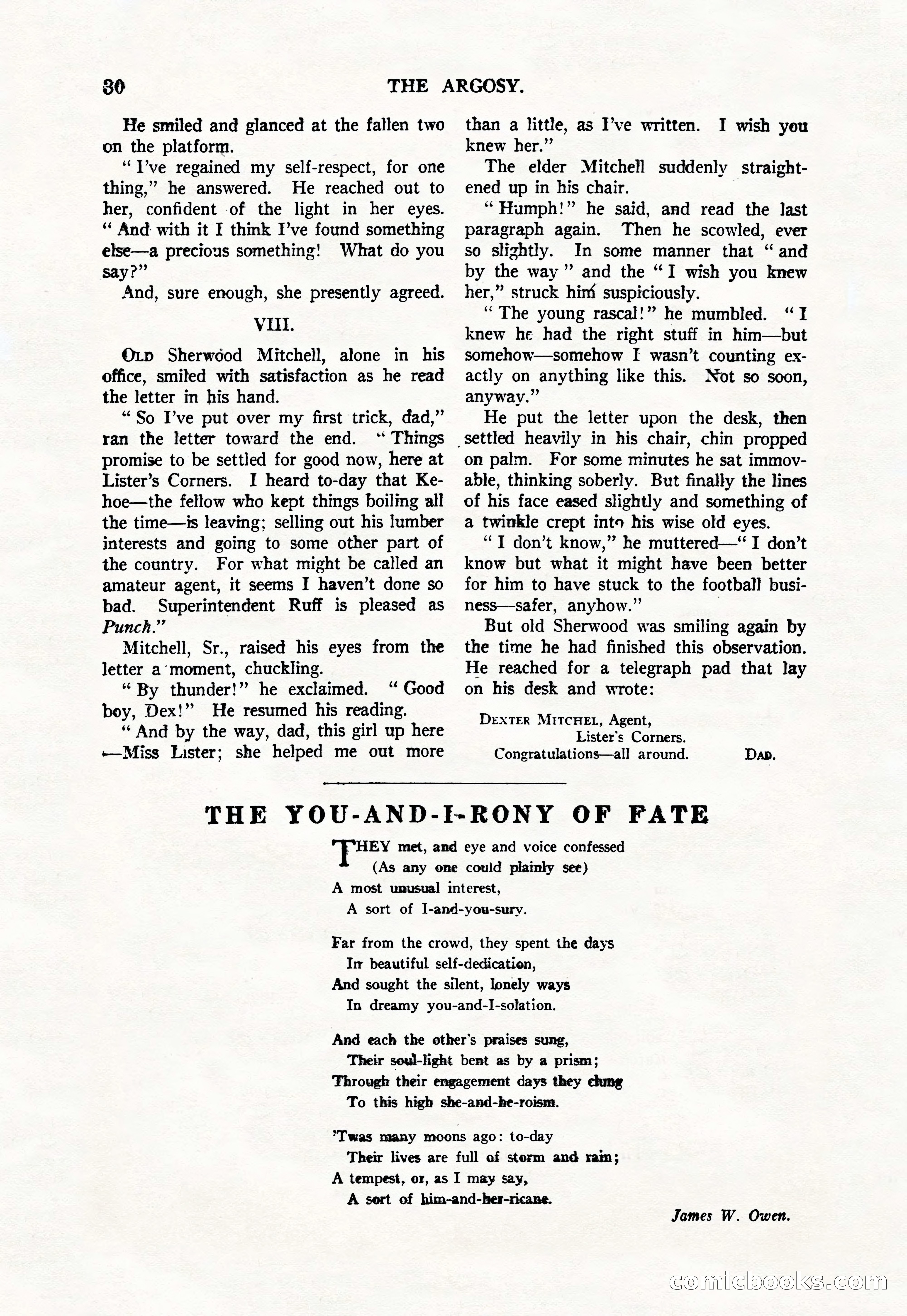 Argosy, Vol. 111, No. 1 — page 40 of 188