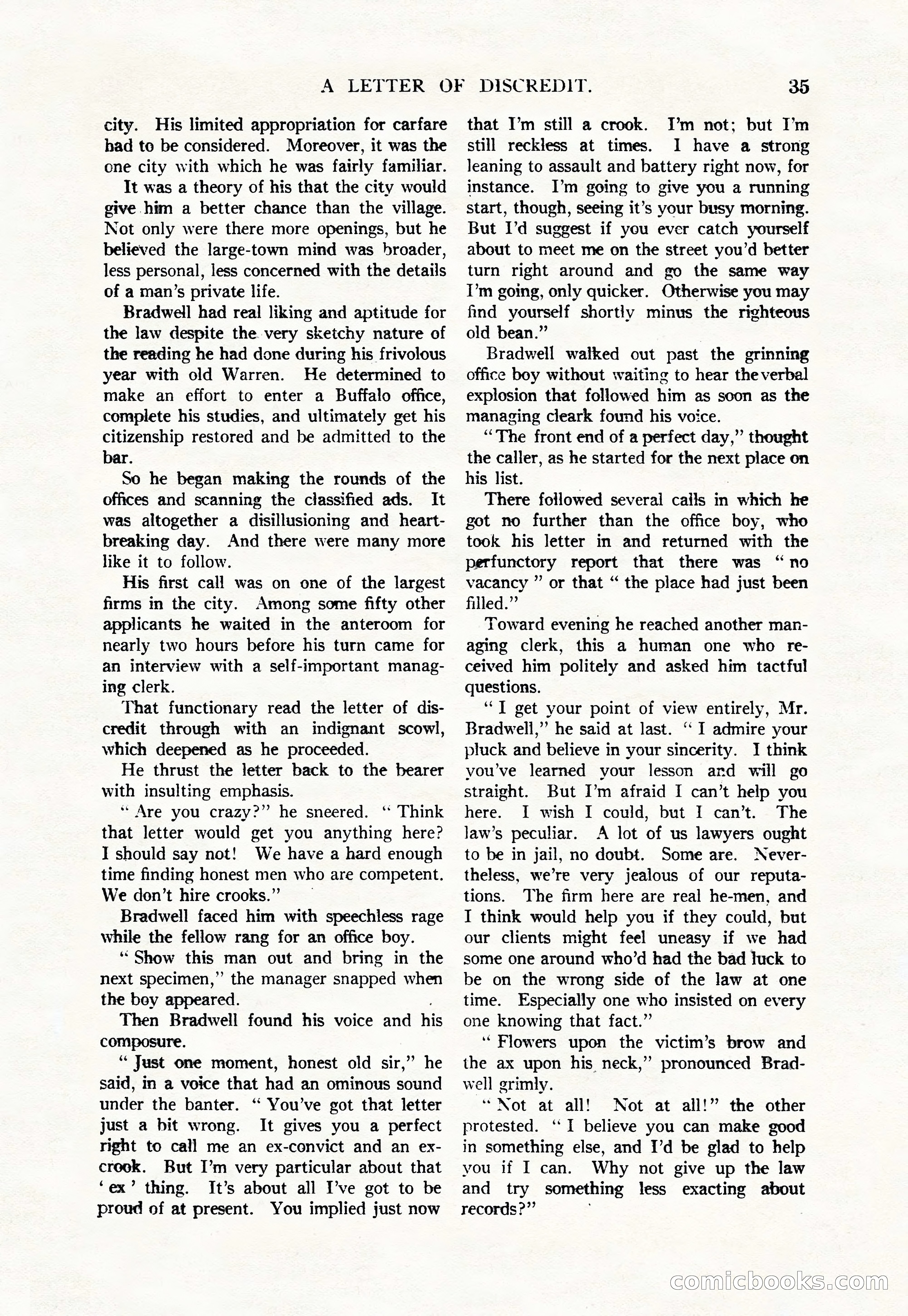 Argosy, Vol. 111, No. 1 — page 45 of 188