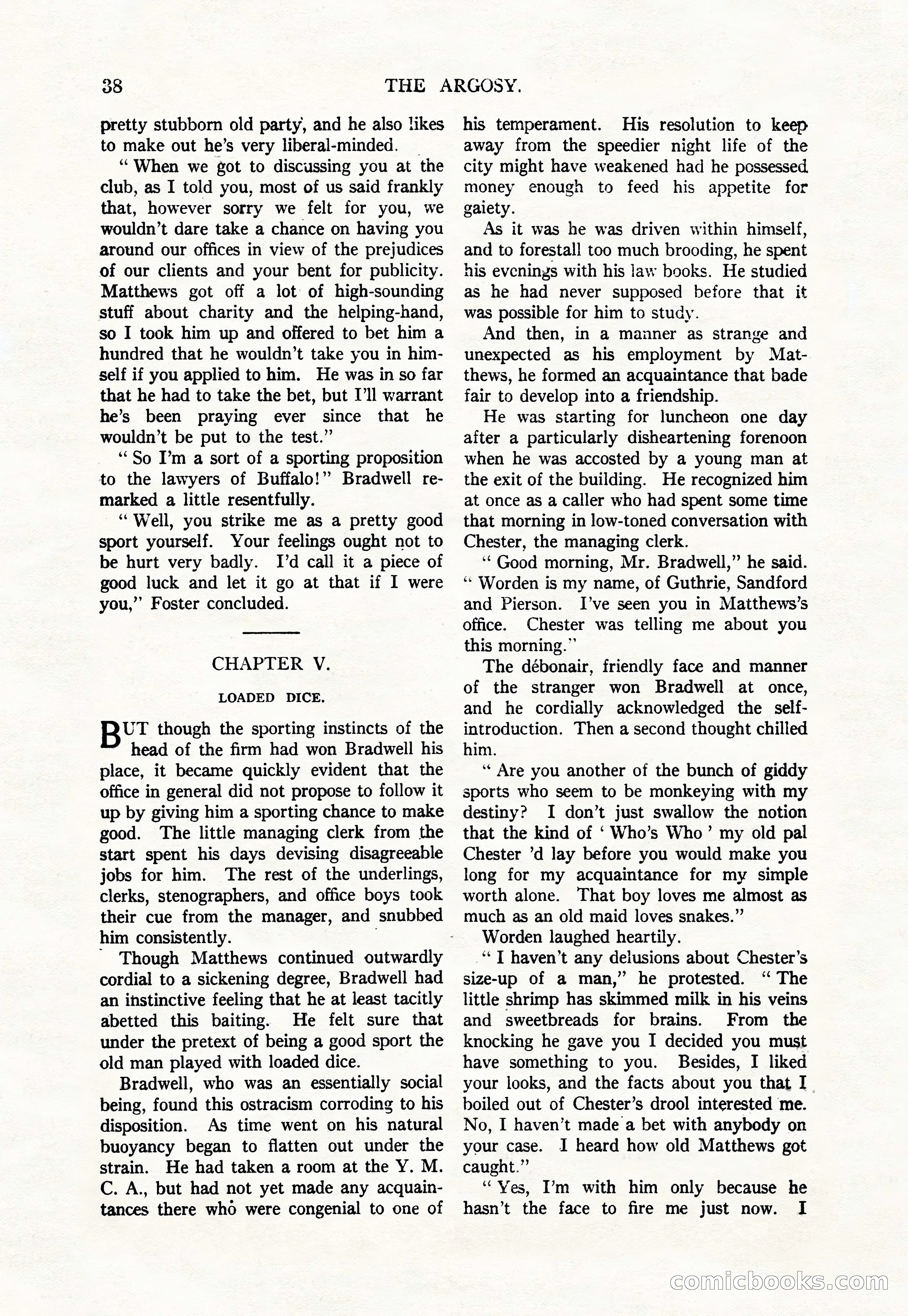 Argosy, Vol. 111, No. 1 — page 48 of 188